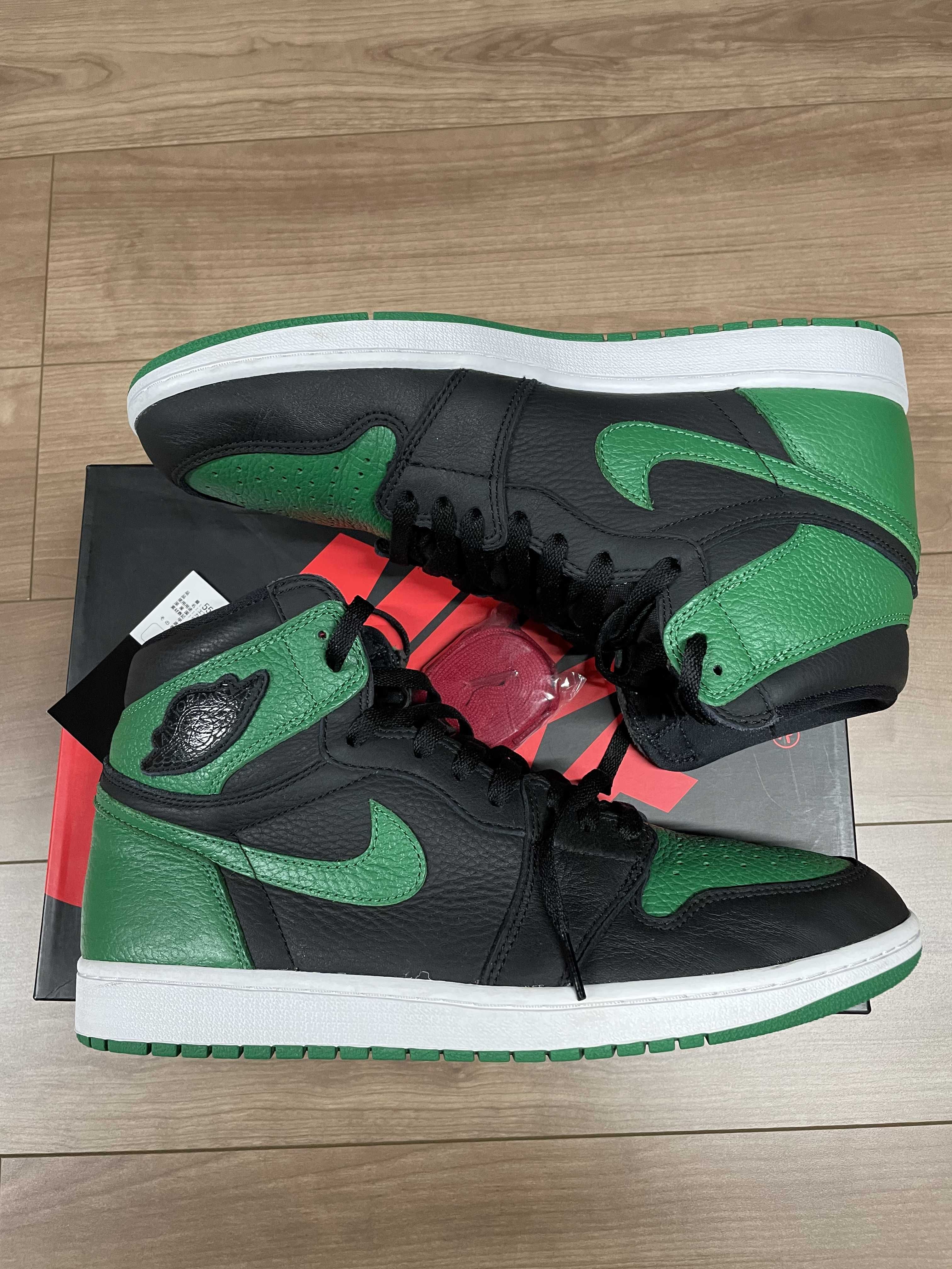 Nike Air Jordan 1 Retro High OG "Black/Pine Green" (2020)