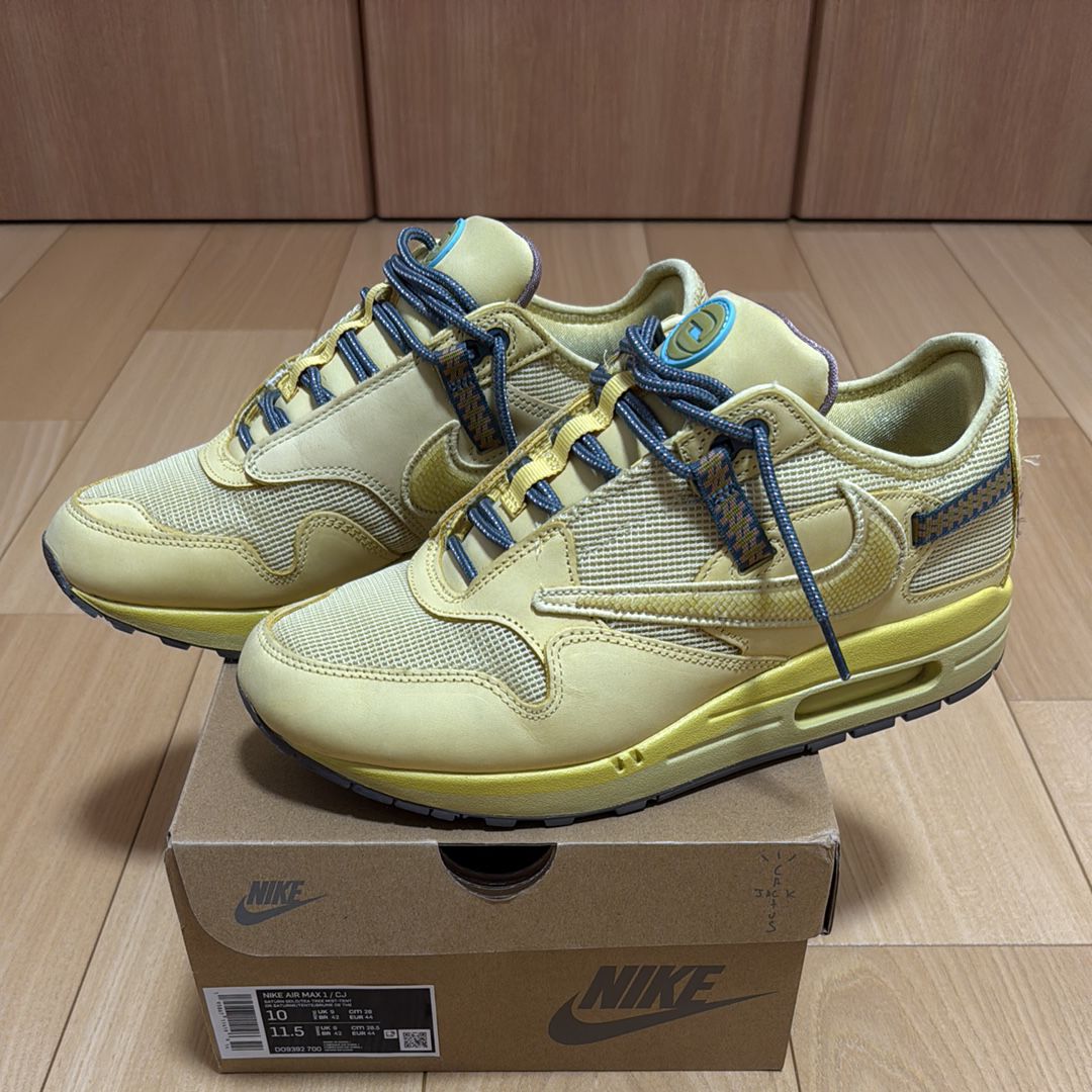 Travis Scott × Nike Air Max 1 "CACT.US Gold"