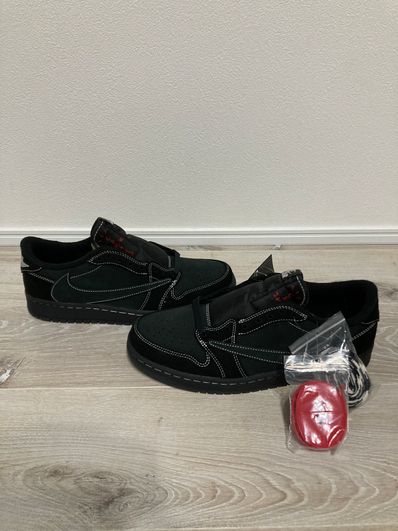 Travis Scott × Nike Air Jordan 1 Low OG SP "Black Phantom"