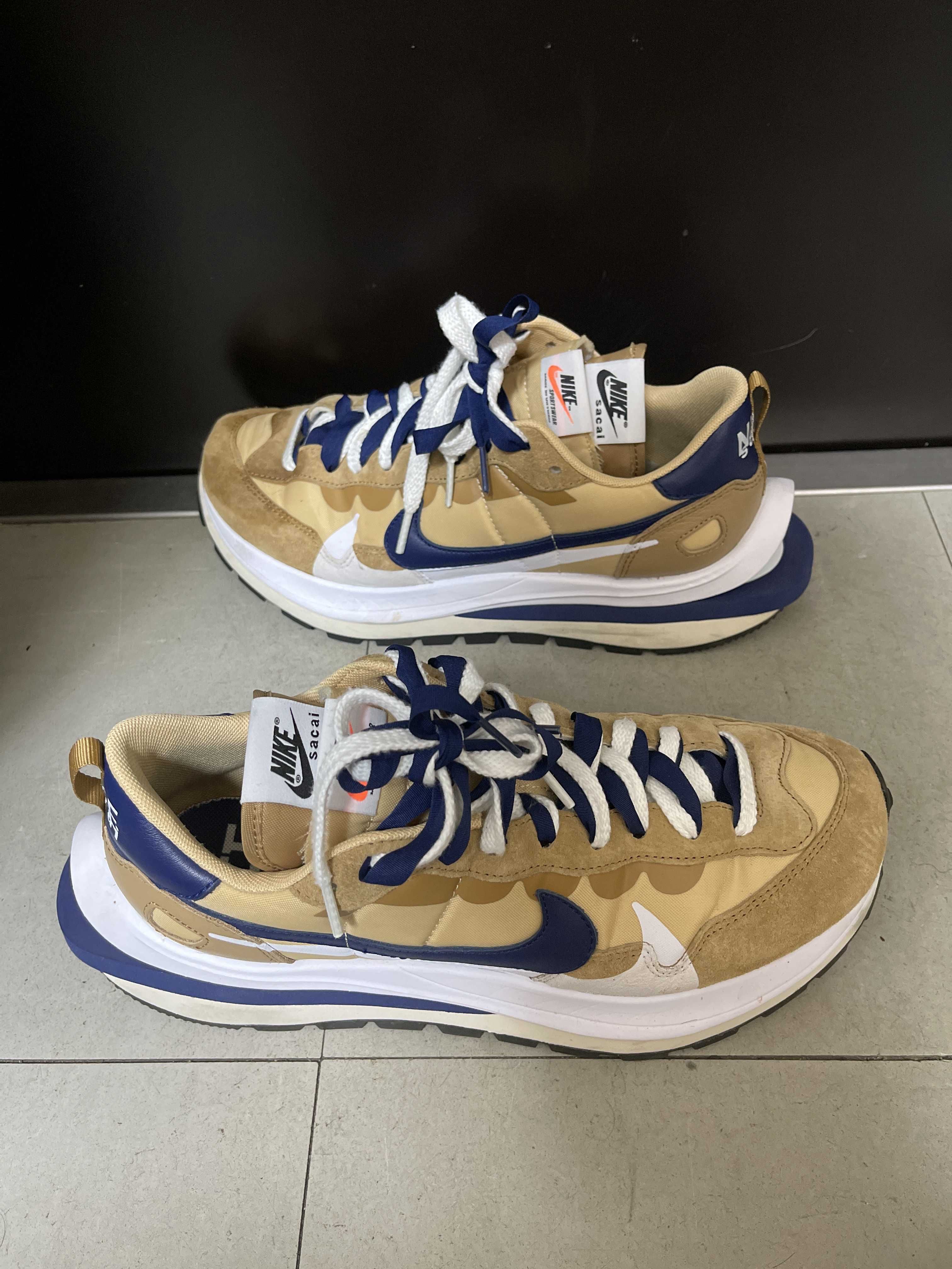 Sacai × Nike Vapor Waffle "Sesame And Blue Void"