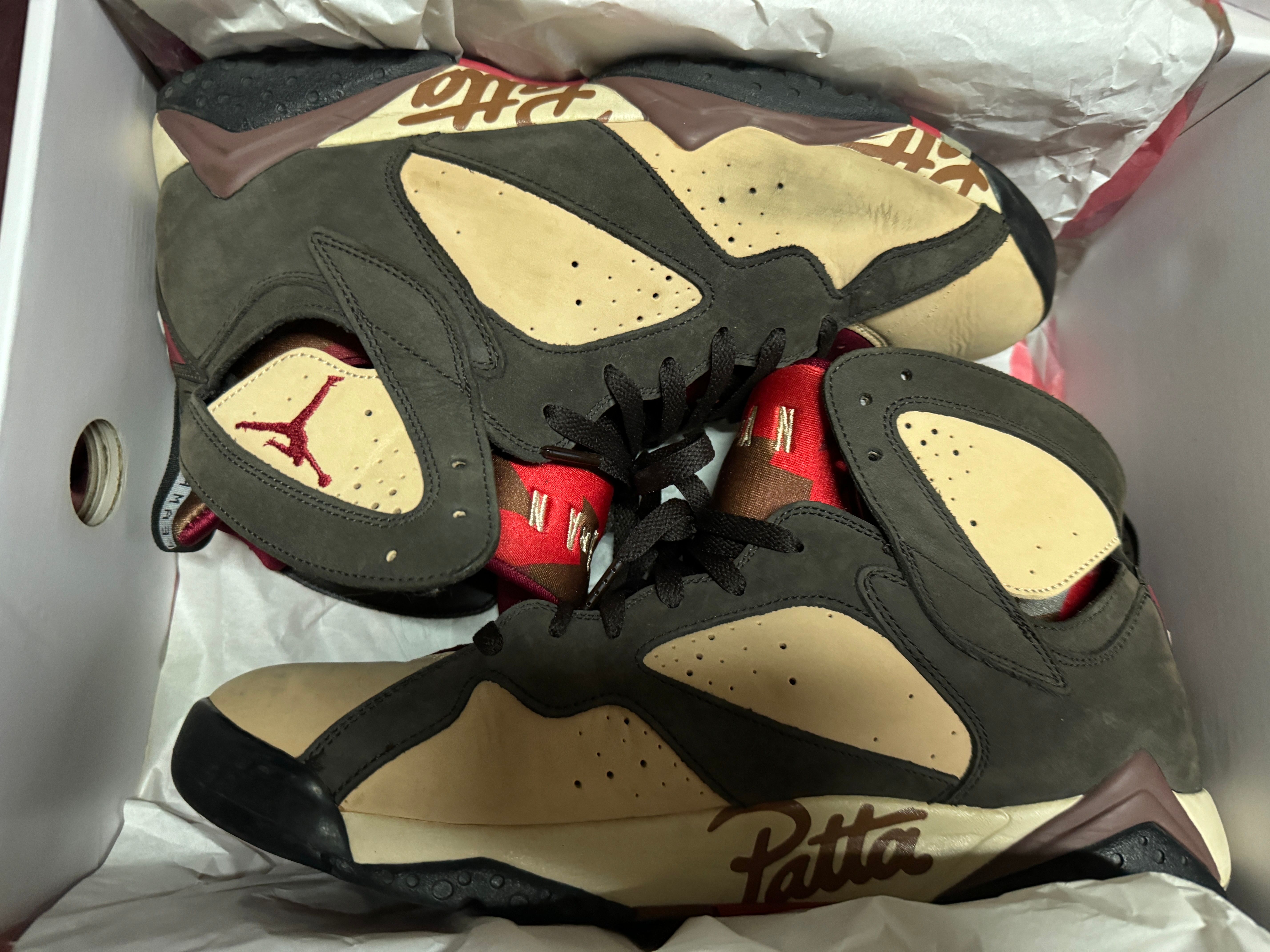 Patta × Nike Air Jordan 7 OG "Brown"