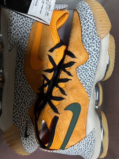 atmos × Nike LeBron 16 Low "Safari" (CD9471-800/CI3358-800)