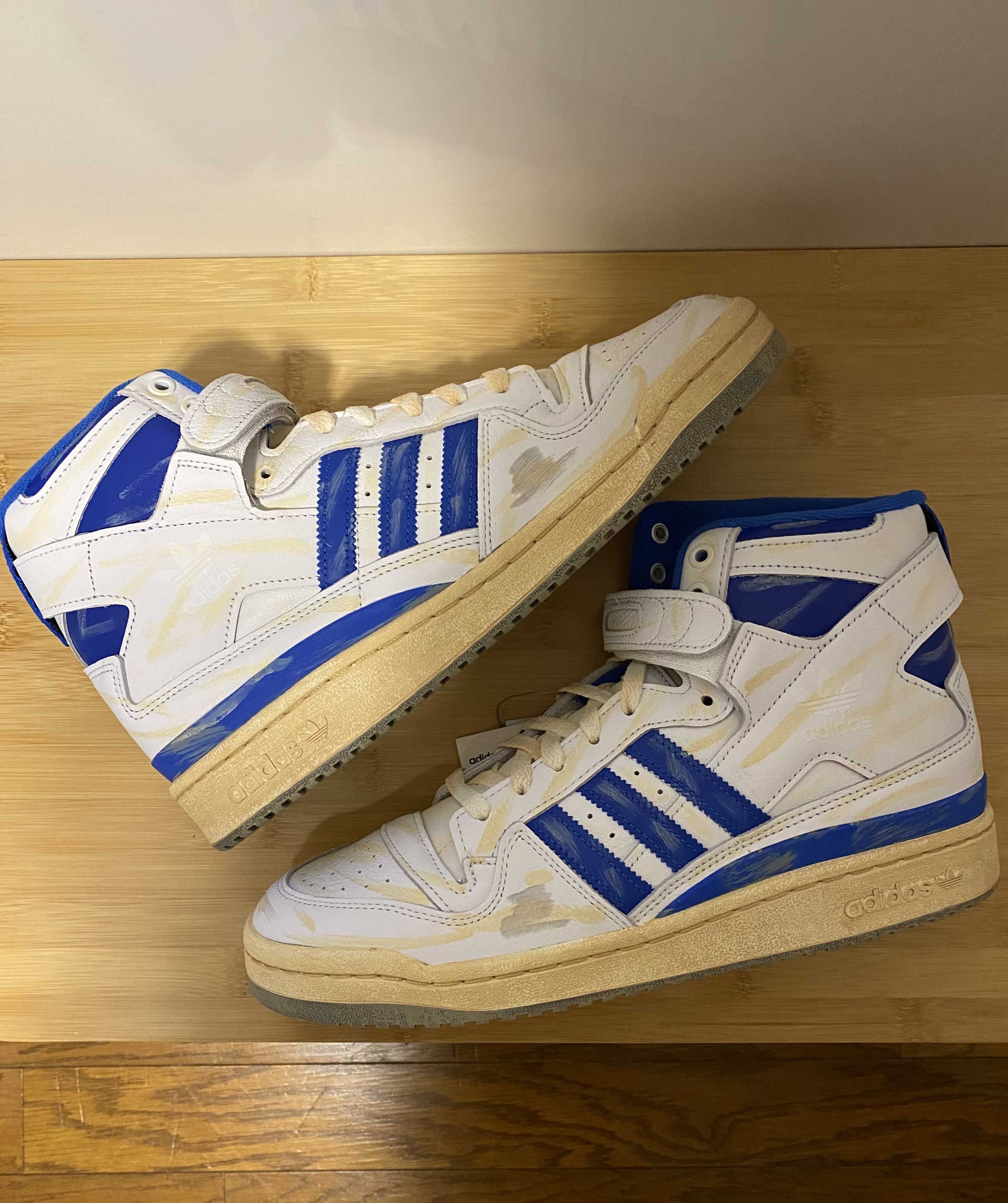adidas Forum 84 Hi AEC "Foot Wear White/Blue"