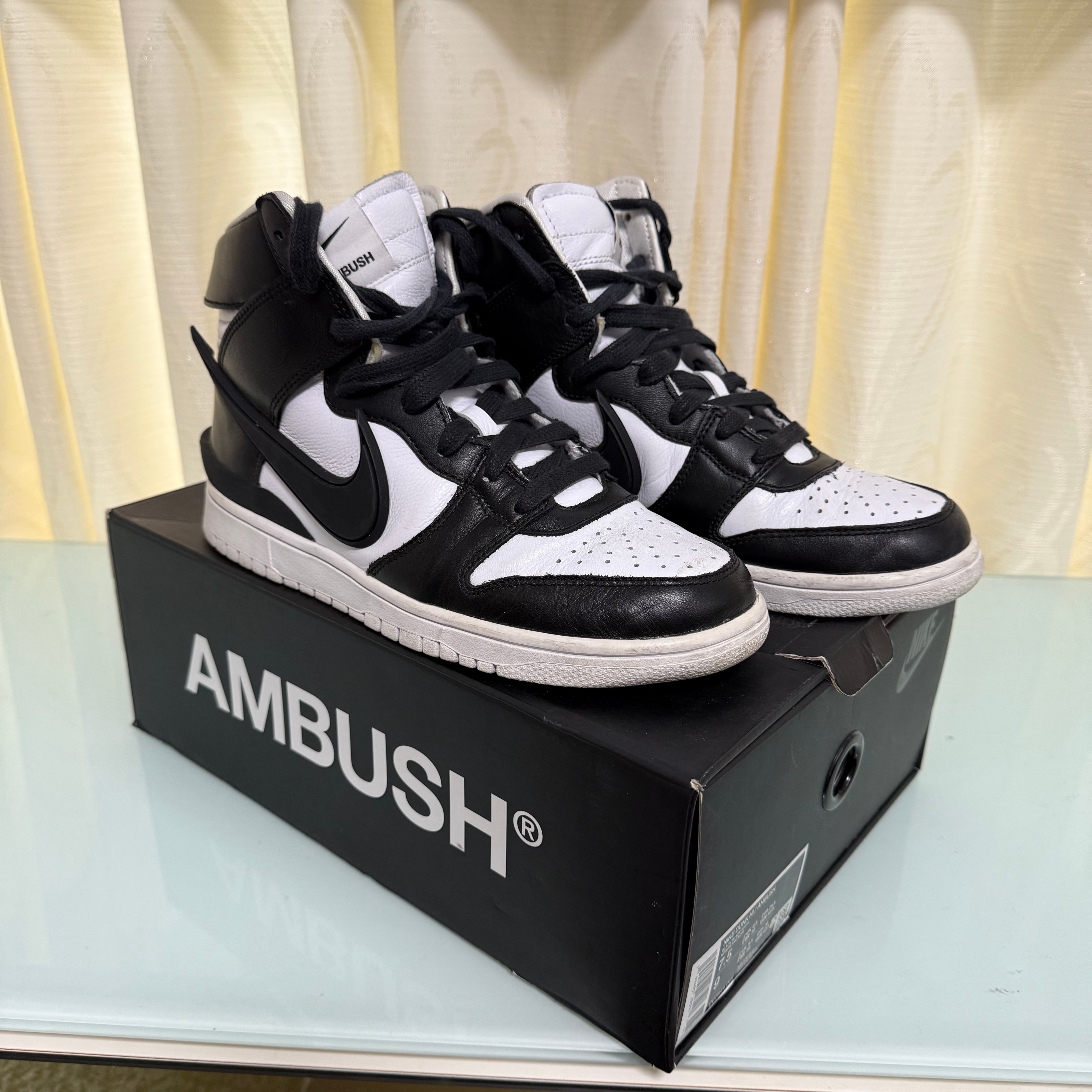 AMBUSH × Nike Dunk High "Black"