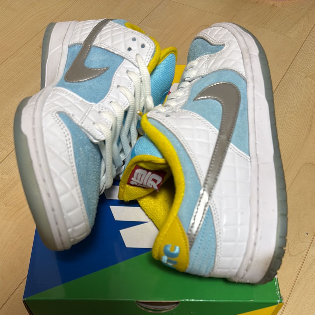 FTC × Nike SB Dunk Low "White/Blue"