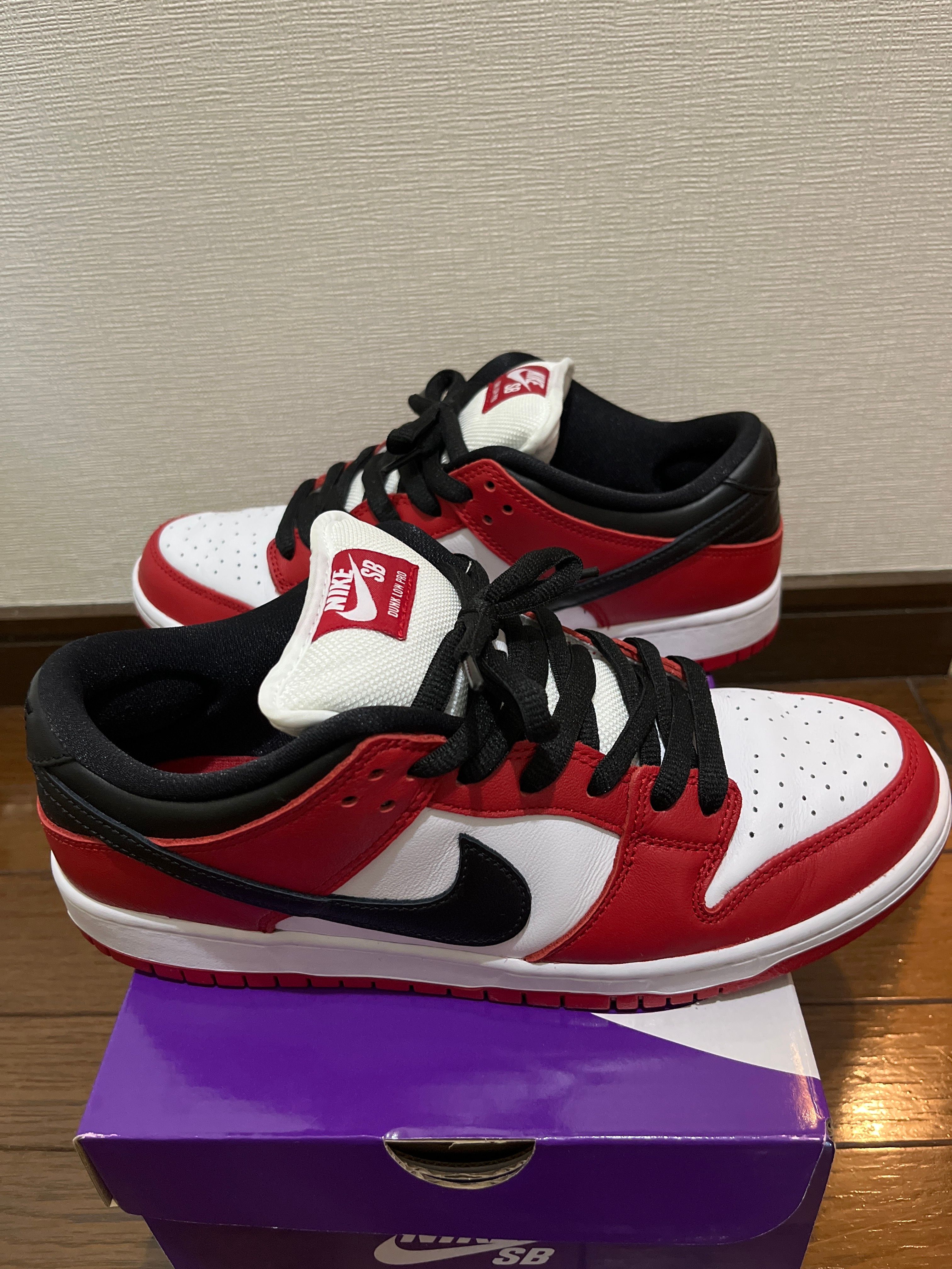 Nike SB Dunk Low Pro "J-Pack Chicago/Varsity Red and White"