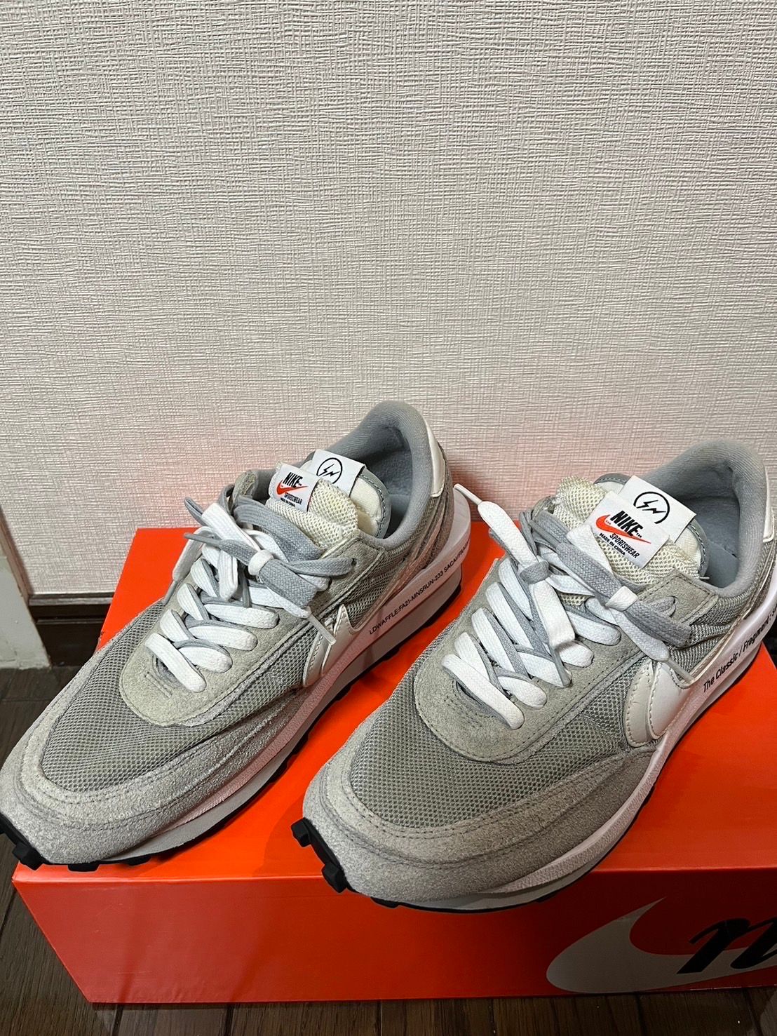 Fragment × sacai × Nike LD Waffle "Light Smoke Grey"