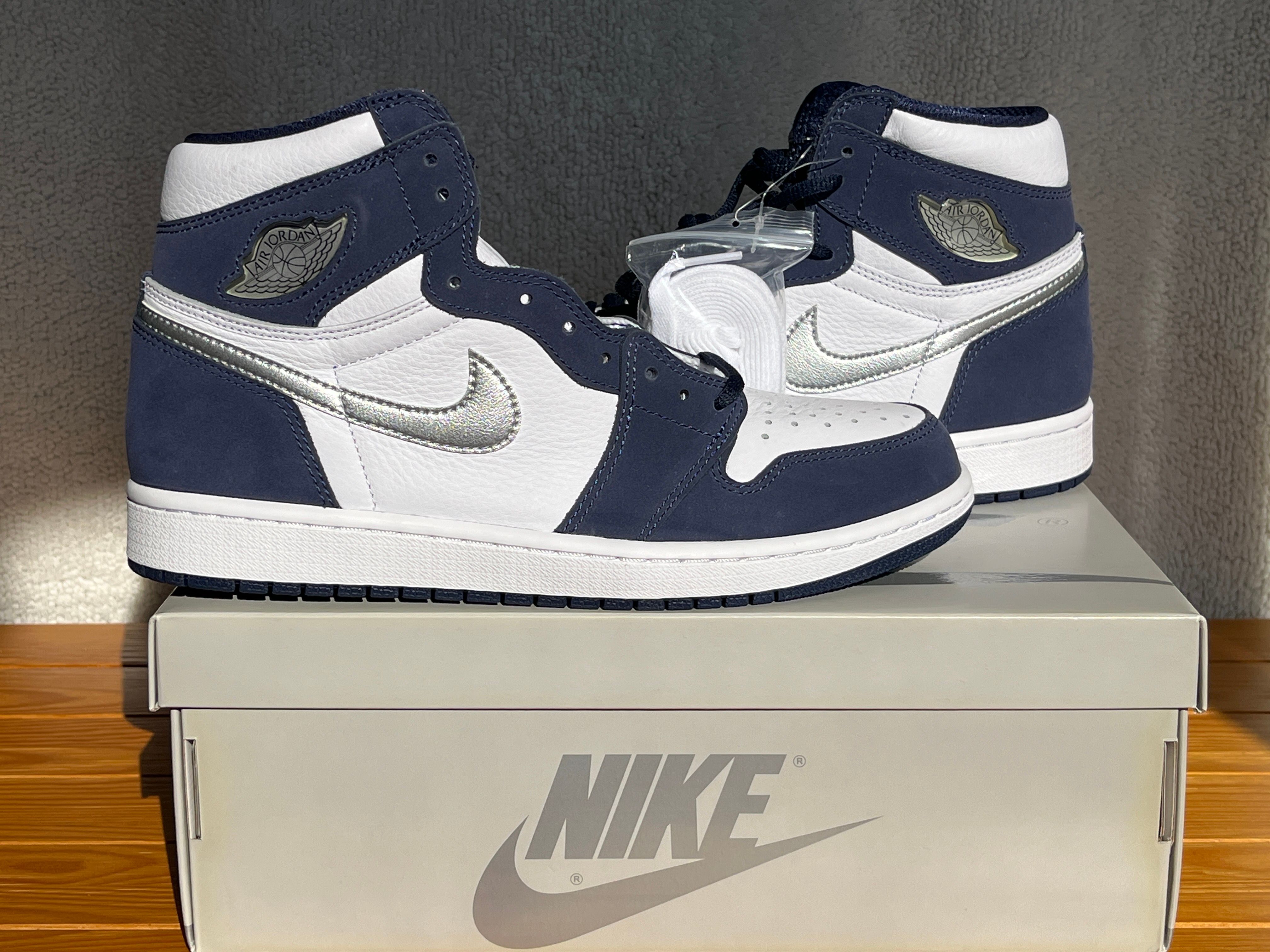 Nike Air Jordan 1 High OG CO.JP "White/Midnight Navy" (2020)(ブリーフケースなし)