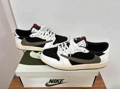 Travis Scott × Nike Women's Air Jordan 1 Low OG "Medium Olive"