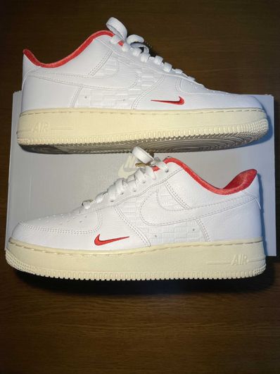 KITH × Nike Air Force 1 Low "White/Red"