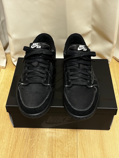 Travis Scott × Nike Air Jordan 1 Low OG SP "Black Phantom"