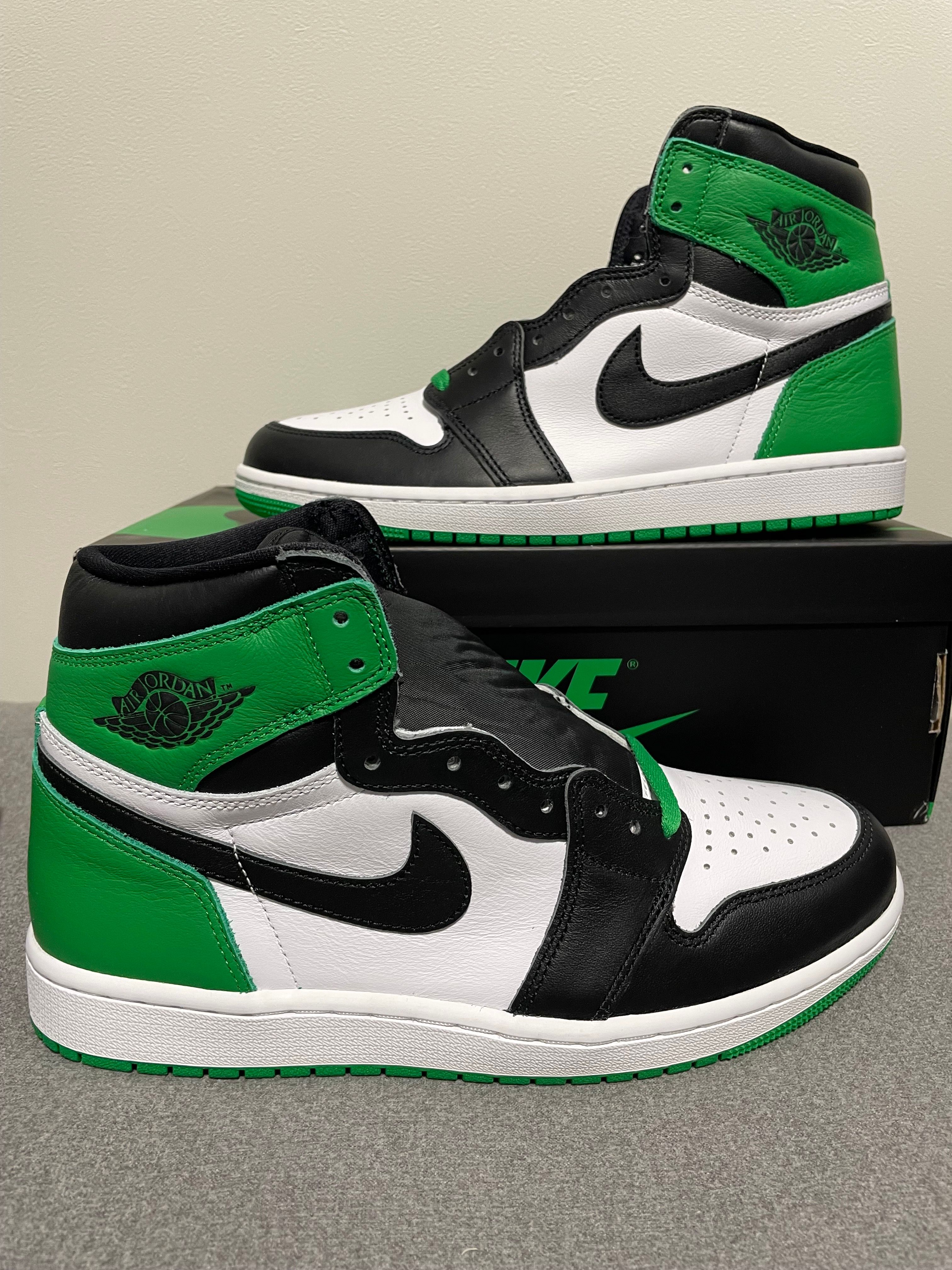 Nike Air Jordan 1 Retro High OG "Celtics/Black and Lucky Green" (2023)