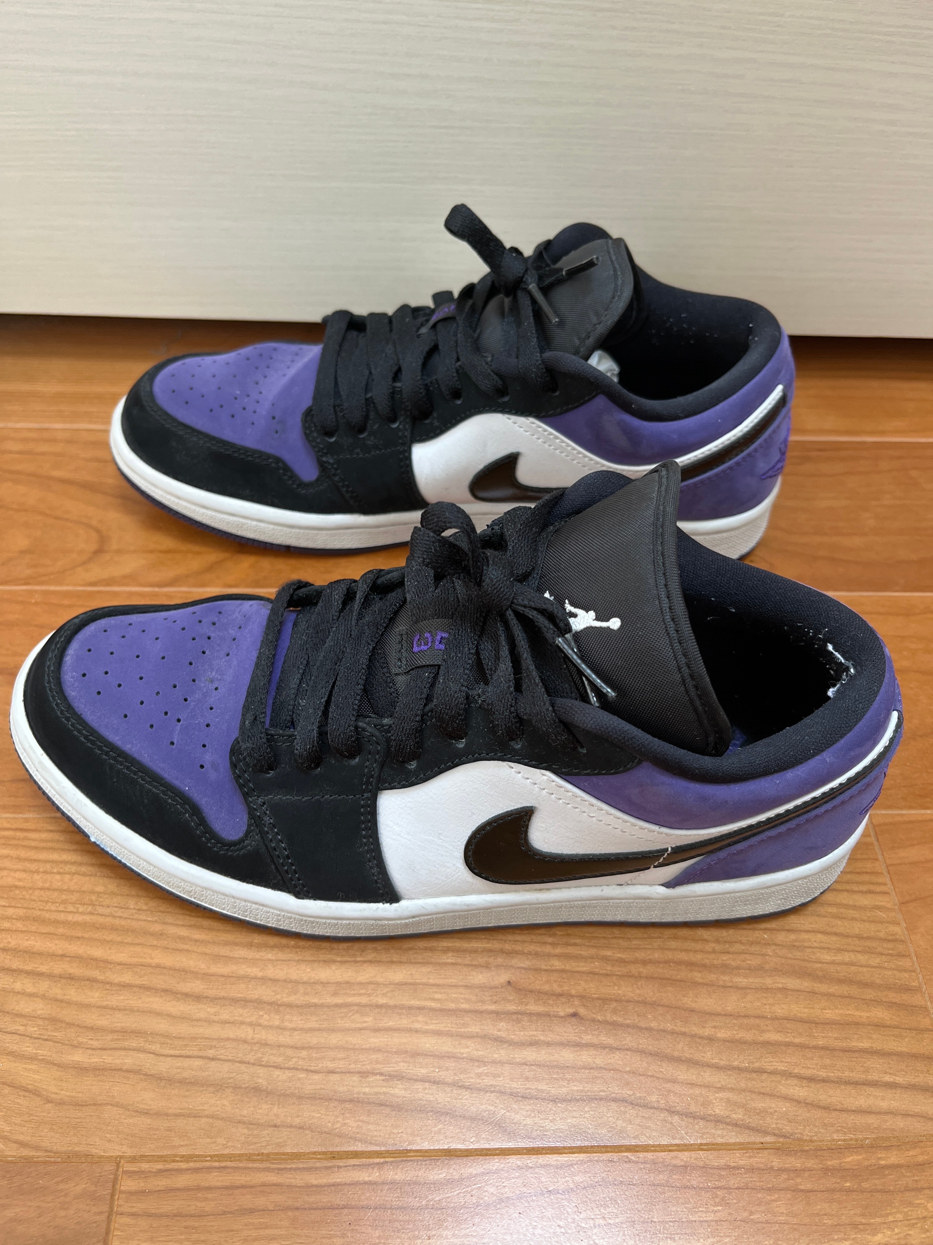 Nike Air Jordan 1 Retro Low "White/Black/Court Purple" 