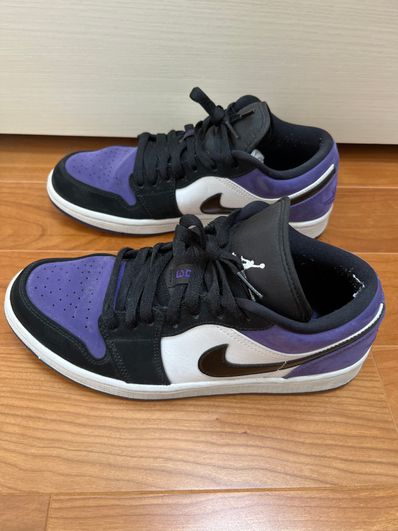 Nike Air Jordan 1 Retro Low "White/Black/Court Purple"