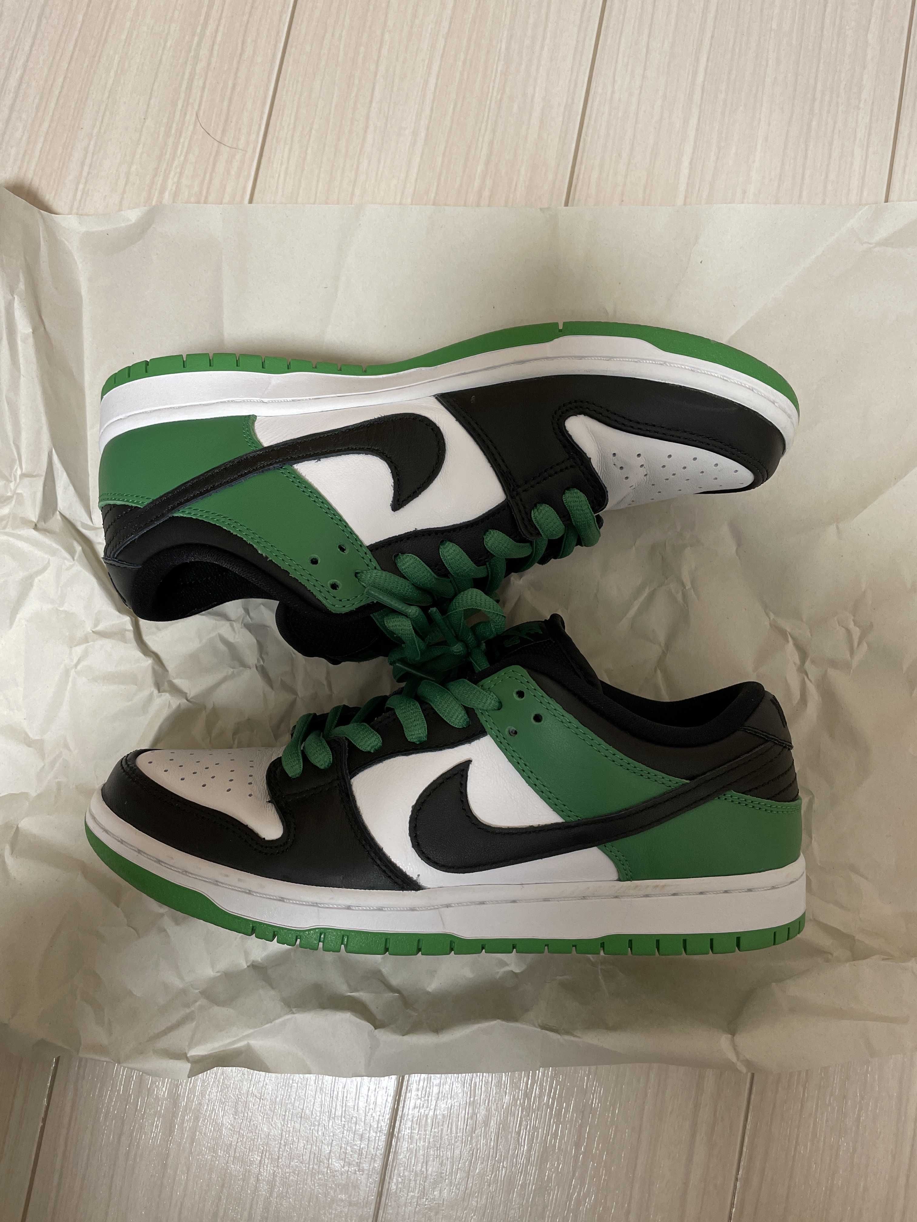 Nike SB Dunk Low Pro "Black and Classic Green"