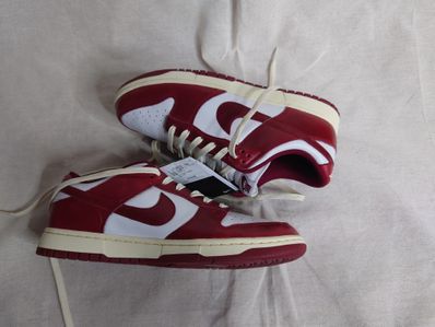 Nike Women's Dunk Low PRM "Team Red and White"