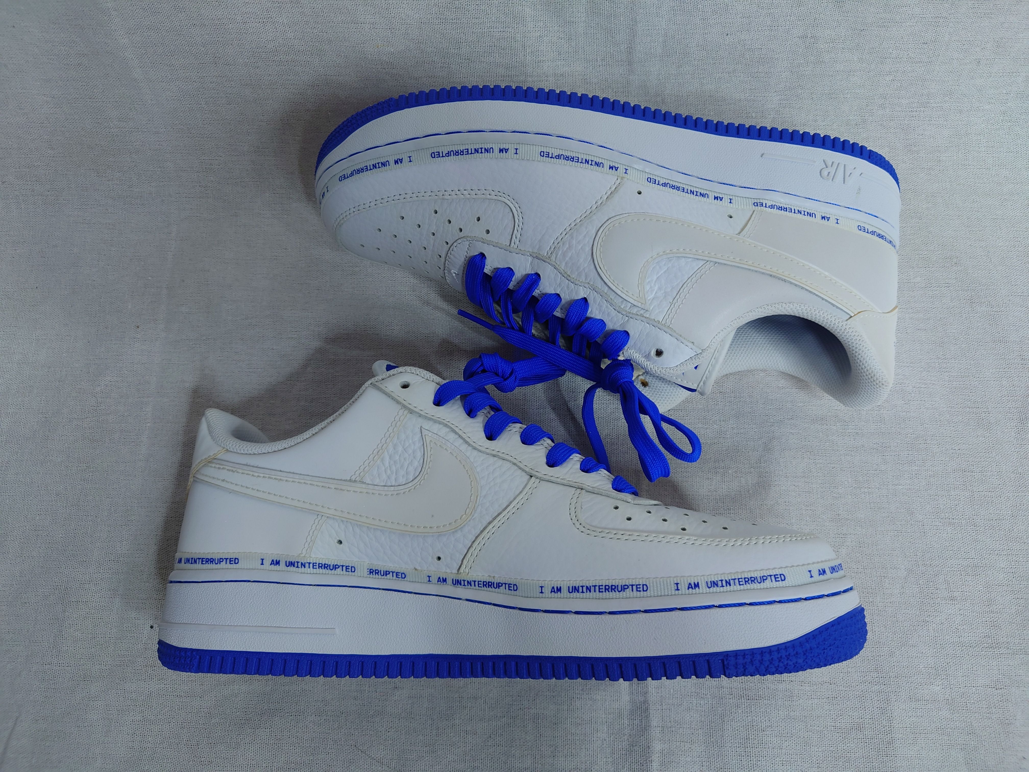 Uninterrupted × Nike Air Force 1 "White/Lapis Blue"
