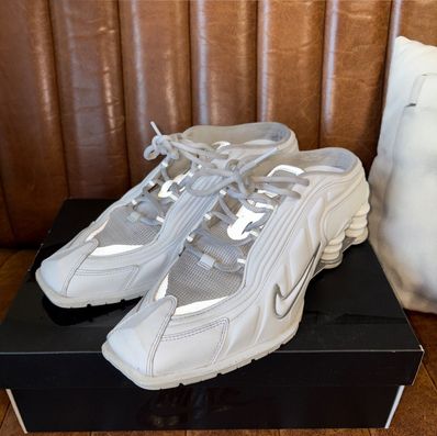 Martine Rose × Nike Shox MR4 Mule "White"