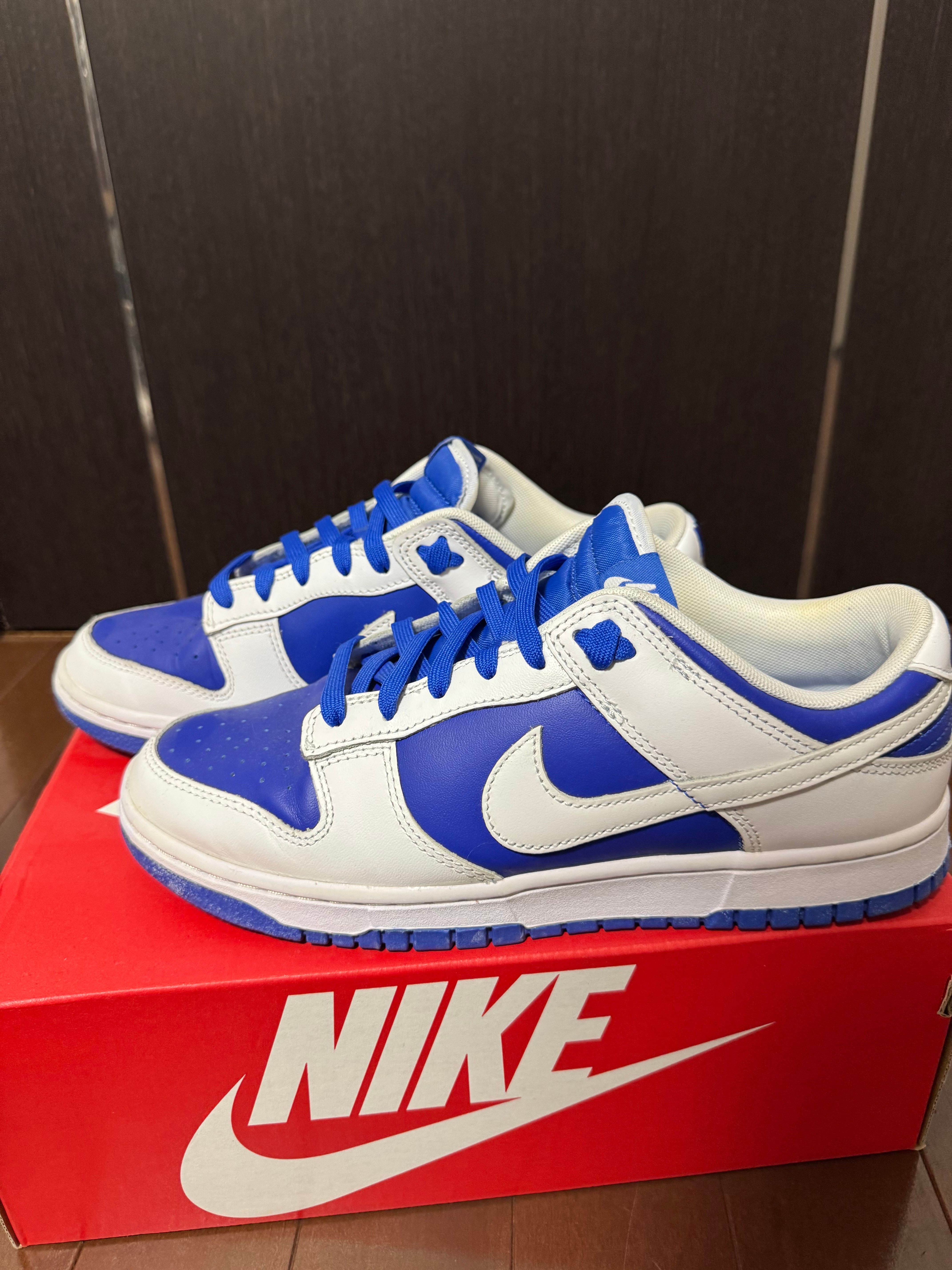 Nike Dunk Low Retro "Racer Blue and White"
