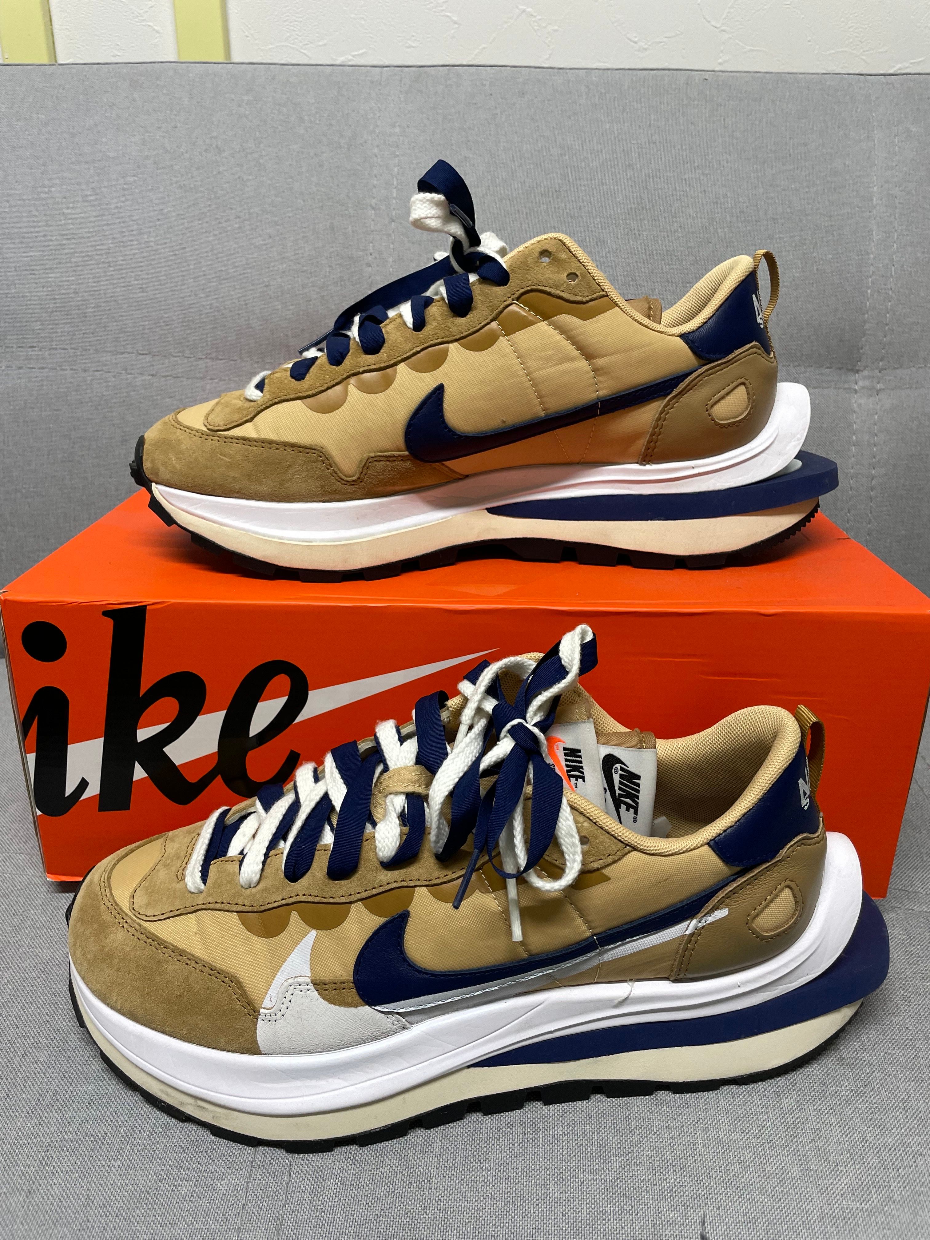 Sacai × Nike Vapor Waffle "Sesame And Blue Void"