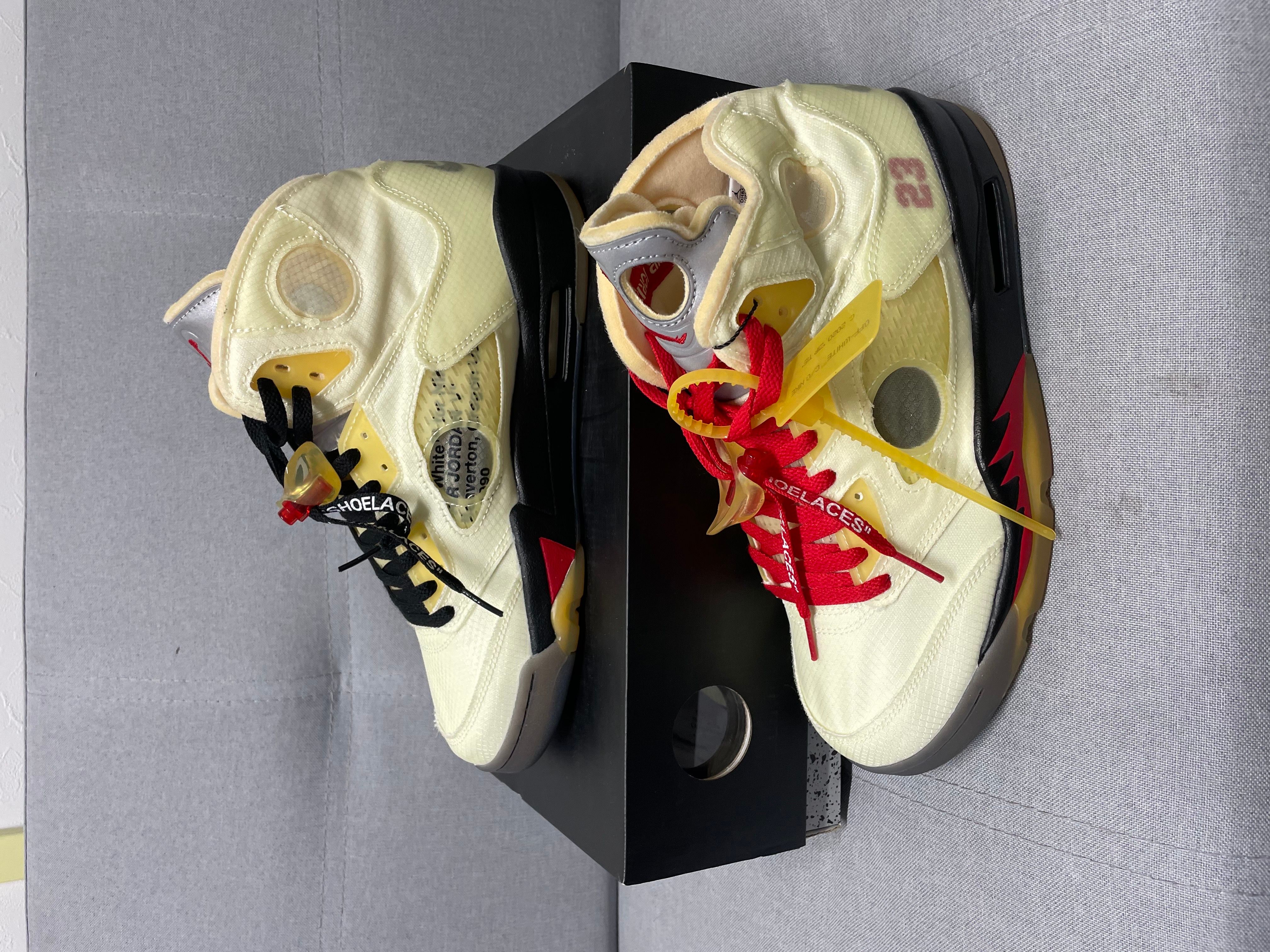 Off-White × Nike Air Jordan 5 "Sail"