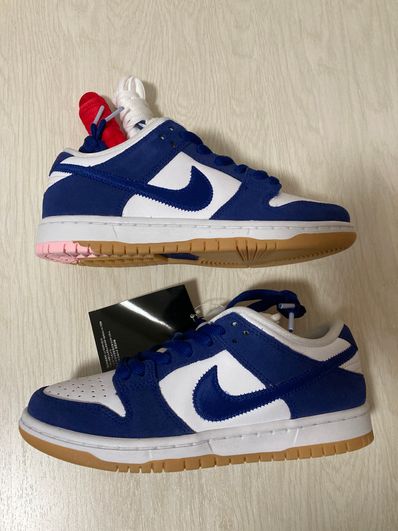 Nike SB Dunk Low "Los Angeles Dodgers/Deep Royal Blue"