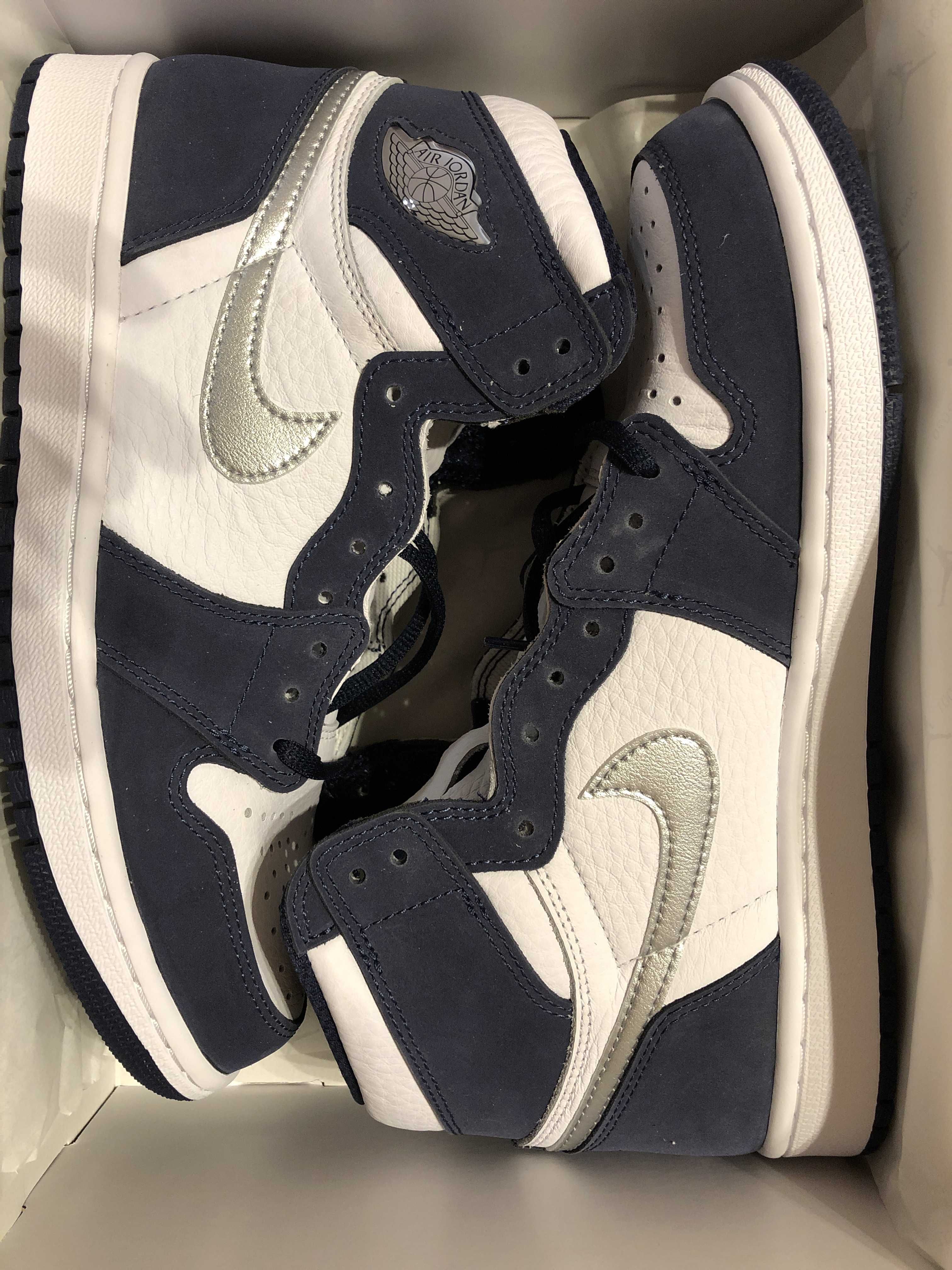 Nike Air Jordan 1 High OG CO.JP "White/Midnight Navy" (2020)(ブリーフケースなし)