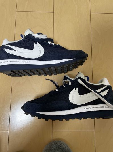 Fragment × sacai × Nike LD Waffle "Blackended Blue"