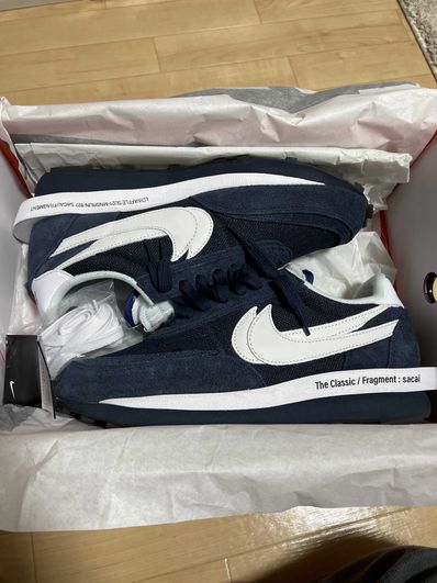 Fragment × sacai × Nike LD Waffle "Blackended Blue"