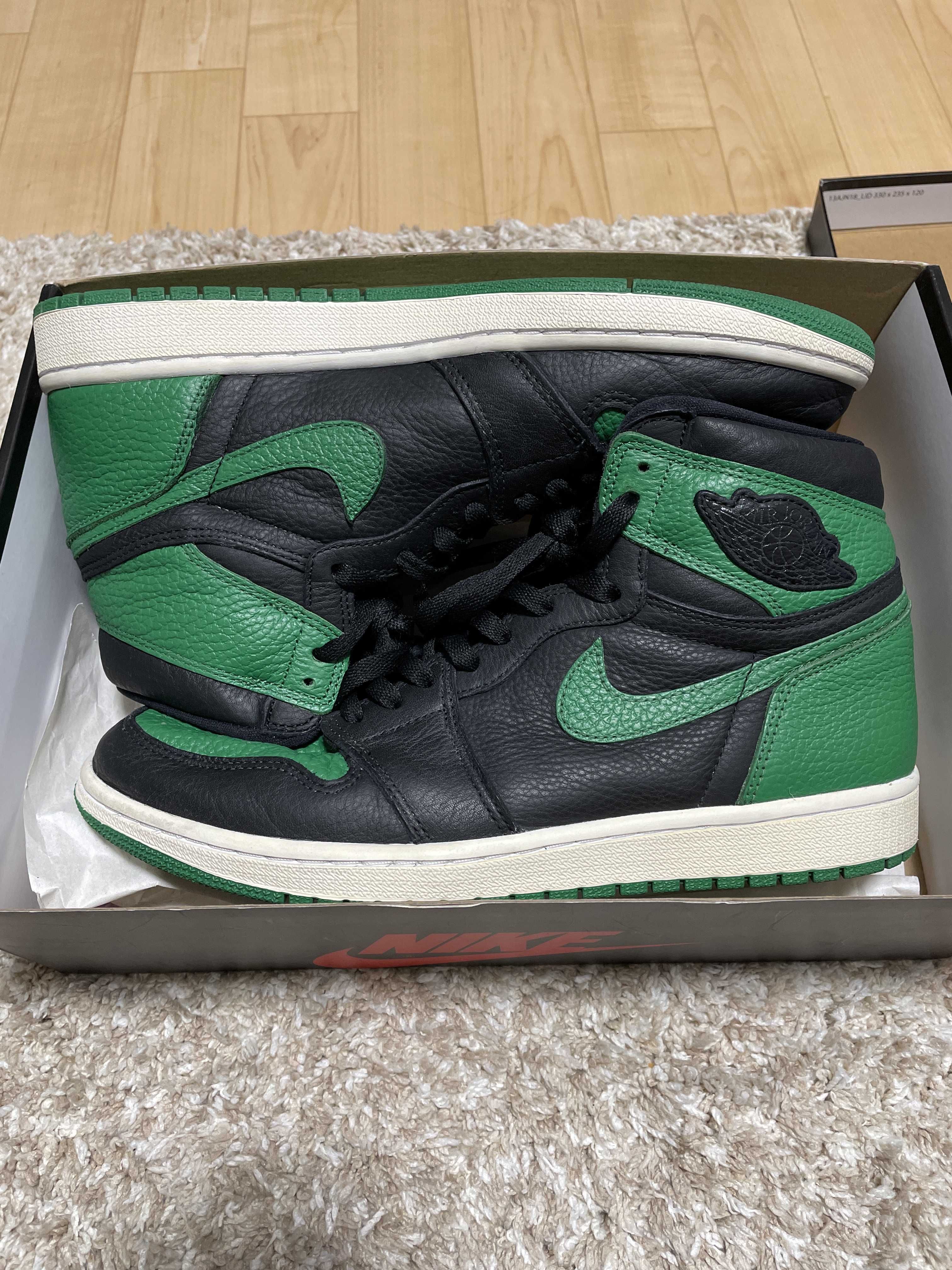 Nike Air Jordan 1 Retro High OG "Black/Pine Green" (2020)      