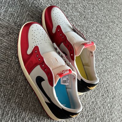 Trophy Room × Nike Air Jordan 1 Low OG "Sail and Varsity Red"
