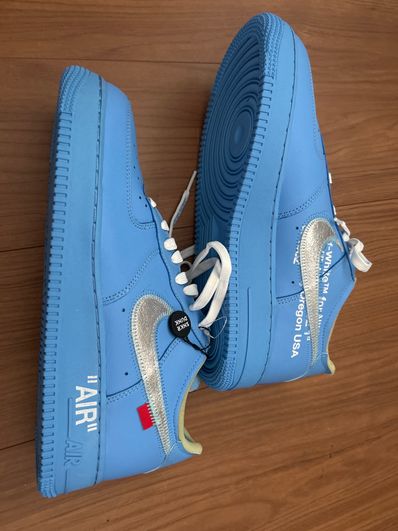 Off-White × Nike Air Force 1 Low "MCA University Blue"