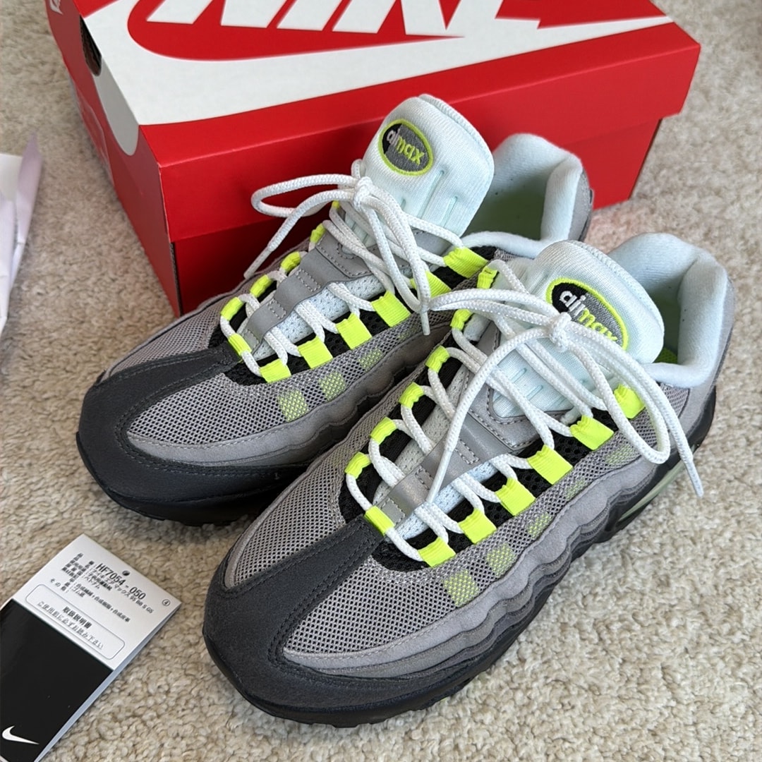 Nike GS Air Max 95 OG Big Bubble "Neon Yellow" (2026)