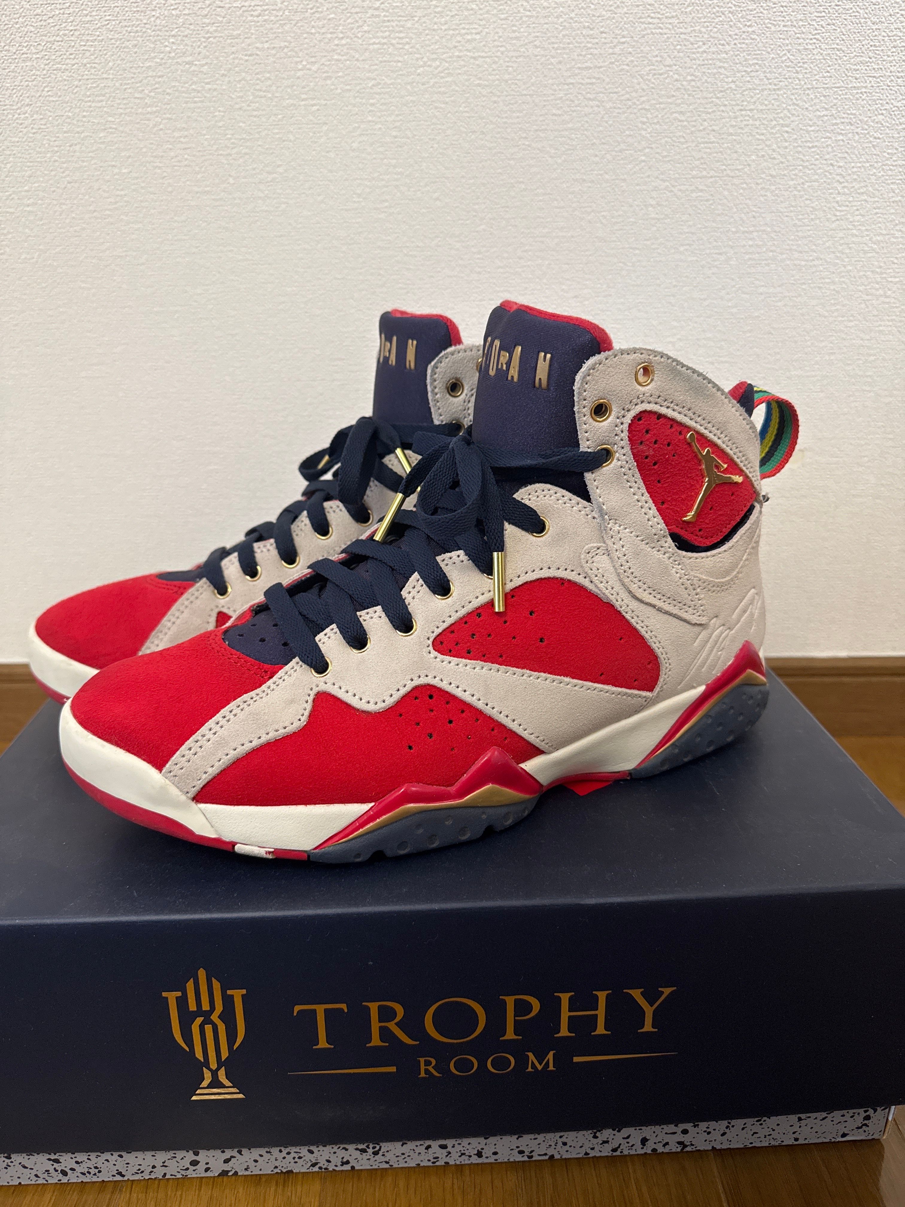 Trophy Room × Nike Air Jordan 7 "True Red and Obsidian"