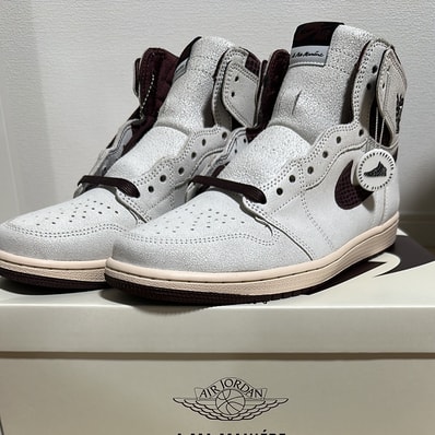 A Ma Maniere × Nike Air Jordan 1 Retro High OG "Sail and Burgundy"