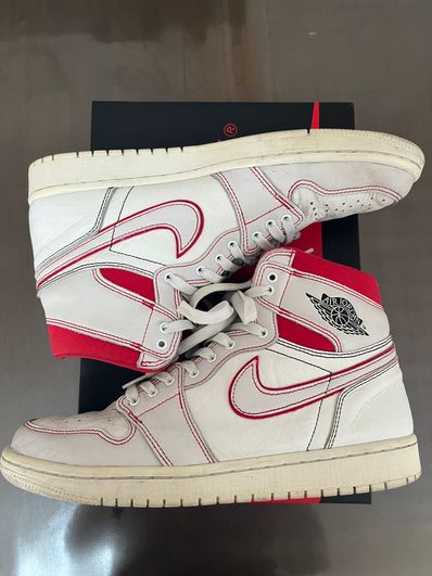Nike Air Jordan 1 Retro High OG "Sail/University Red"