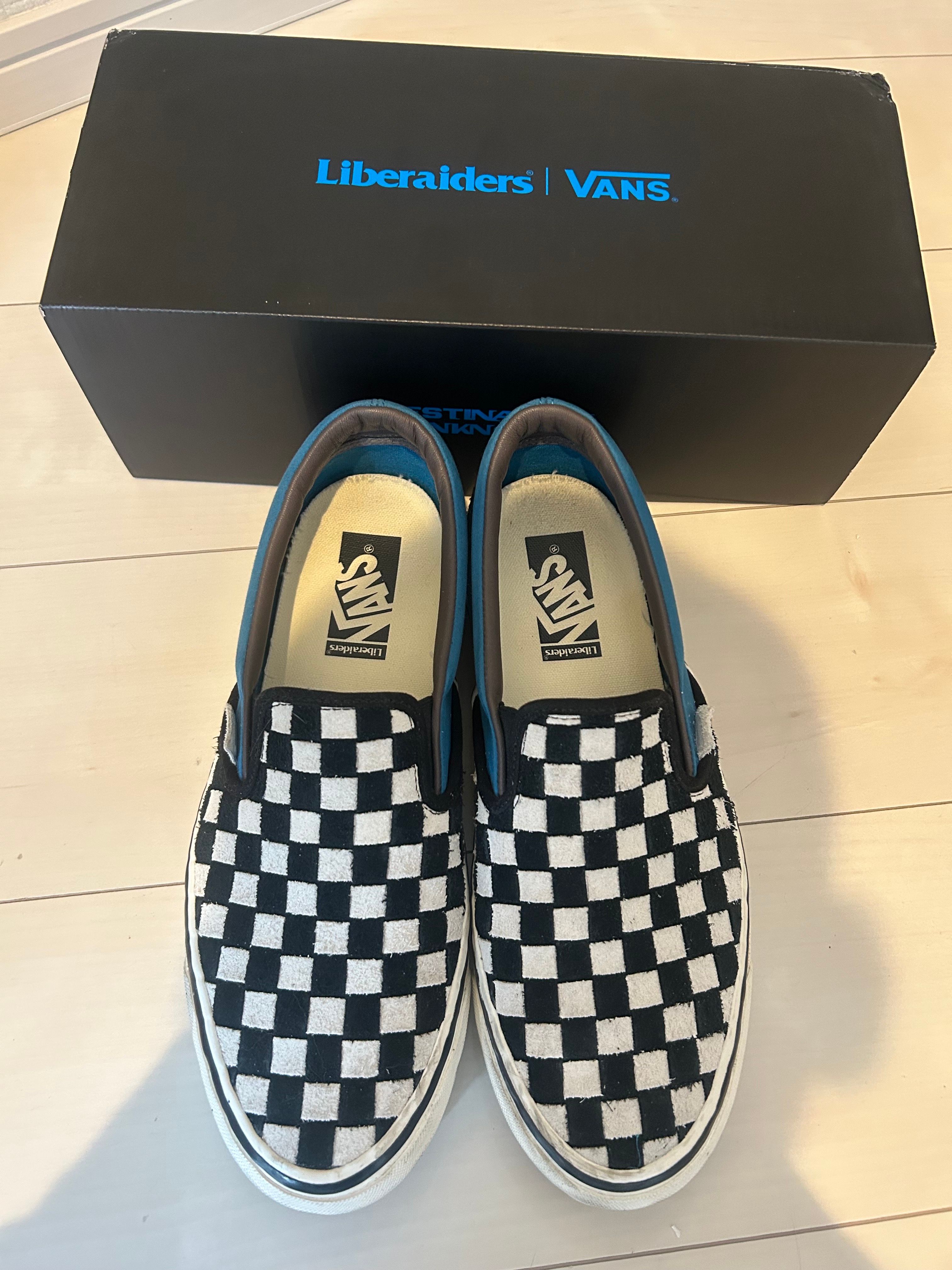 Liberaiders × Vans LX Slip-On Reissue 98 "Checkerboard/Blue"