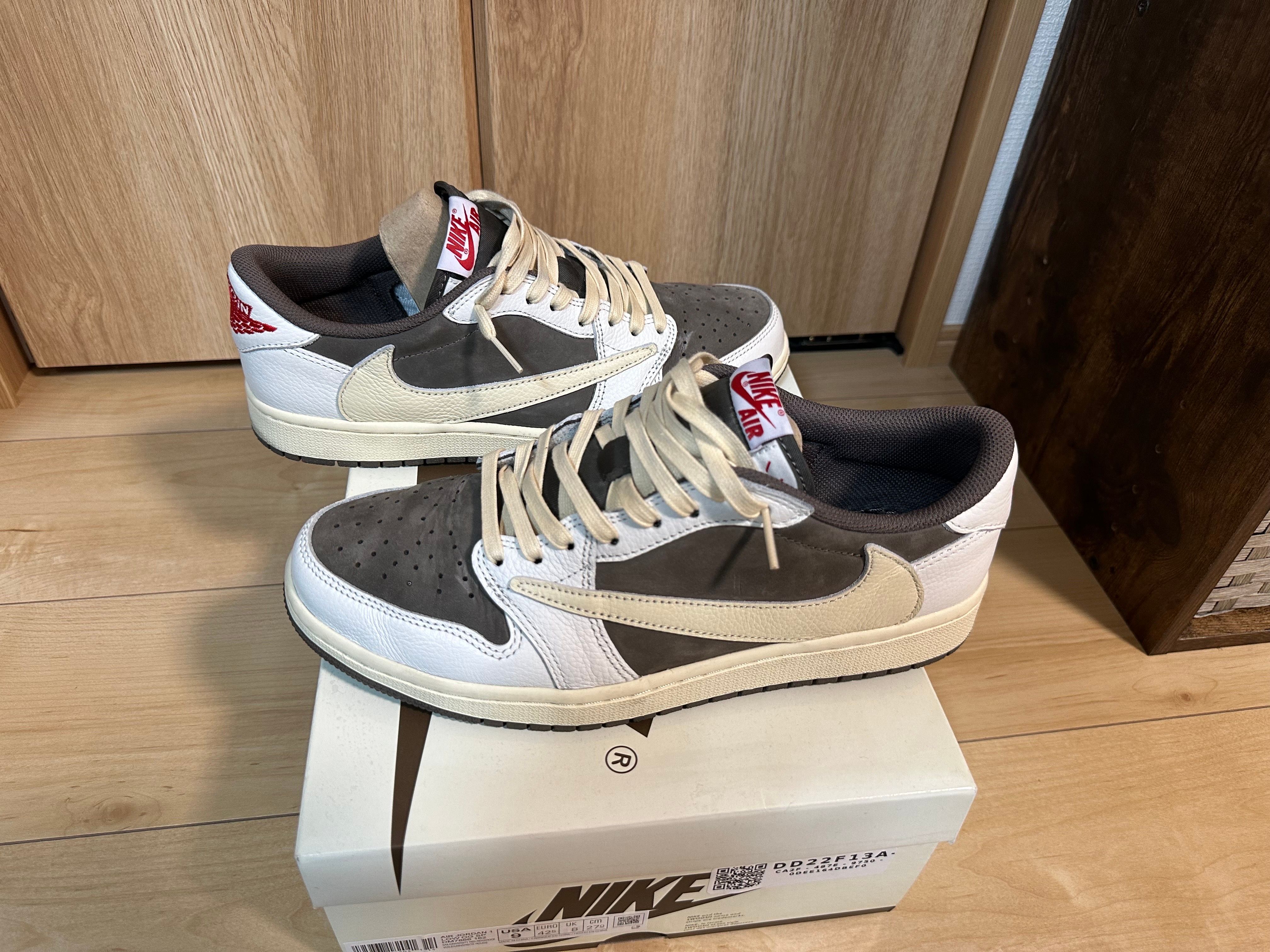 Travis Scott × Nike Air Jordan 1 Low OG SP "Reverse Mocha/Sail and Ridgerock"