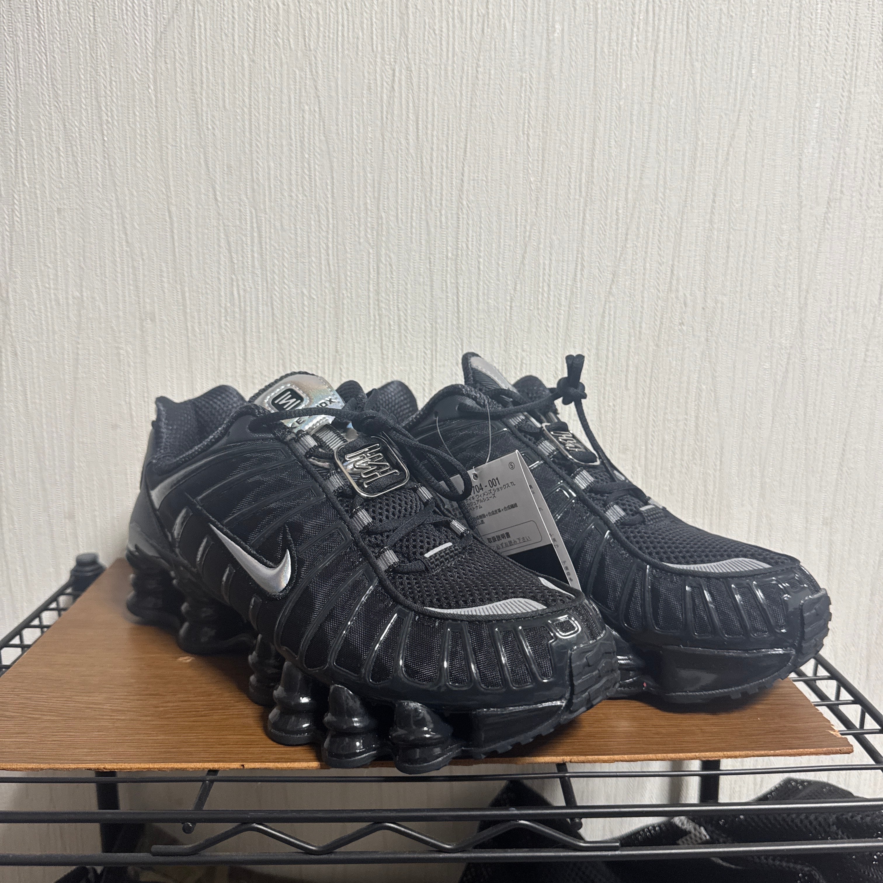 Nike Women's Shox TL "Off Noir/Metallic Silver"