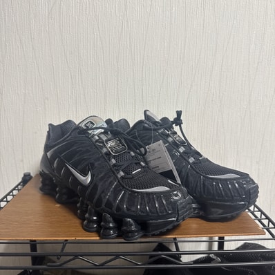 Nike Women's Shox TL "Off Noir/Metallic Silver"