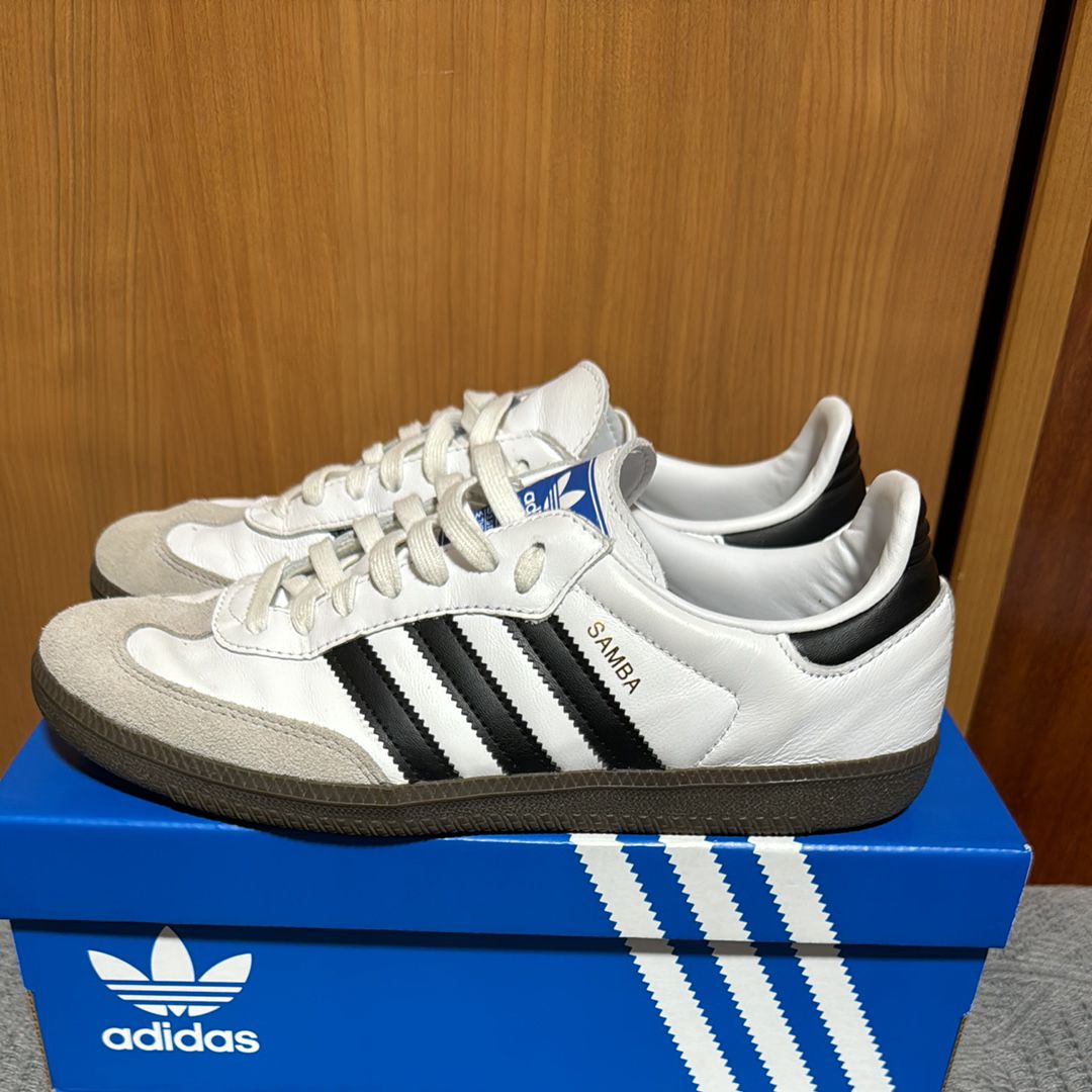 adidas Samba OG "Cloud White/Core Black/Clear Granite"