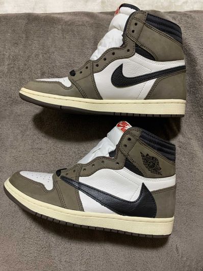 Travis Scott × Nike Air Jordan 1 Retro High OG TS SP "Sail/Dark Mocha"