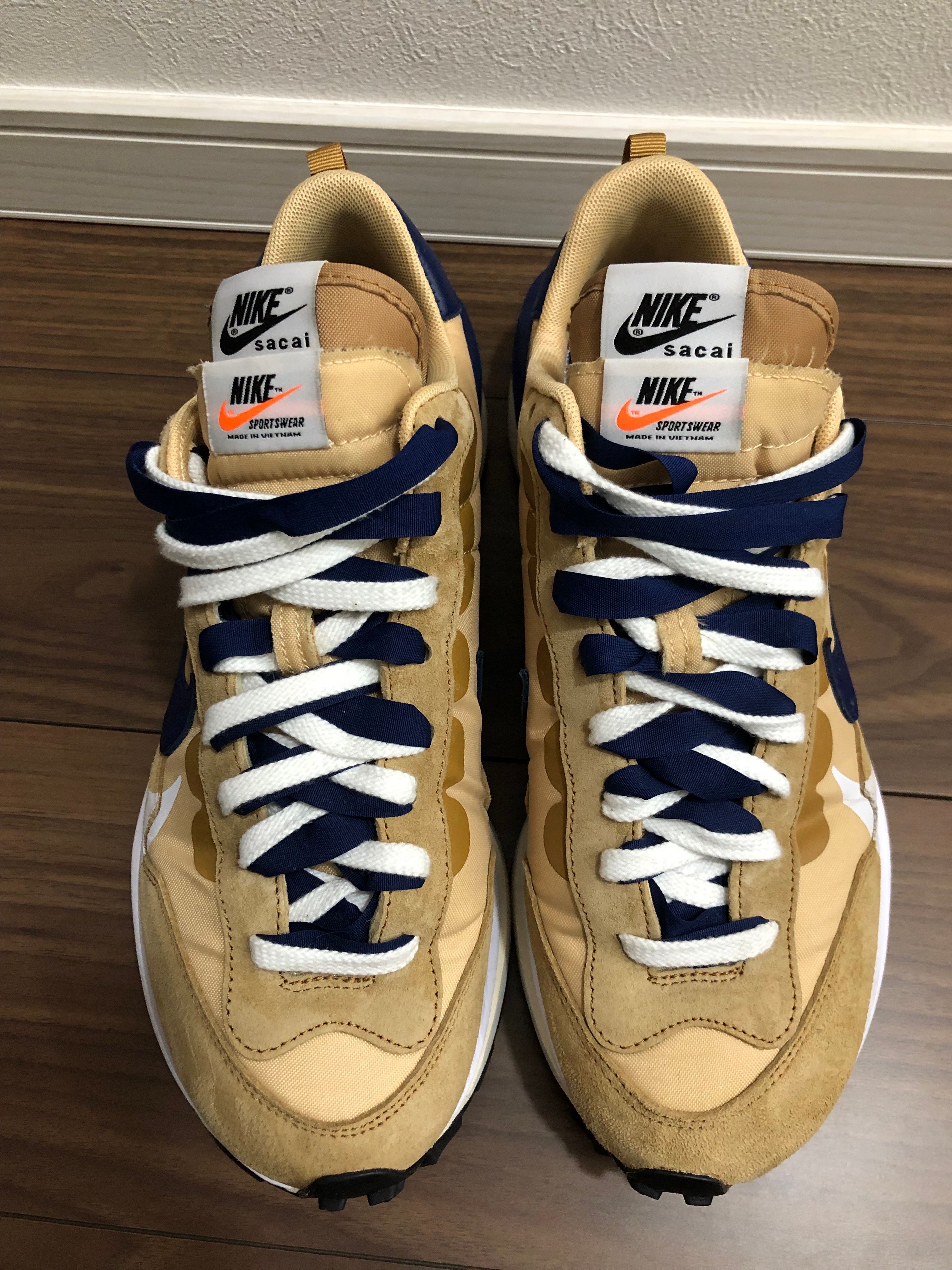 Sacai × Nike Vapor Waffle "Sesame And Blue Void"