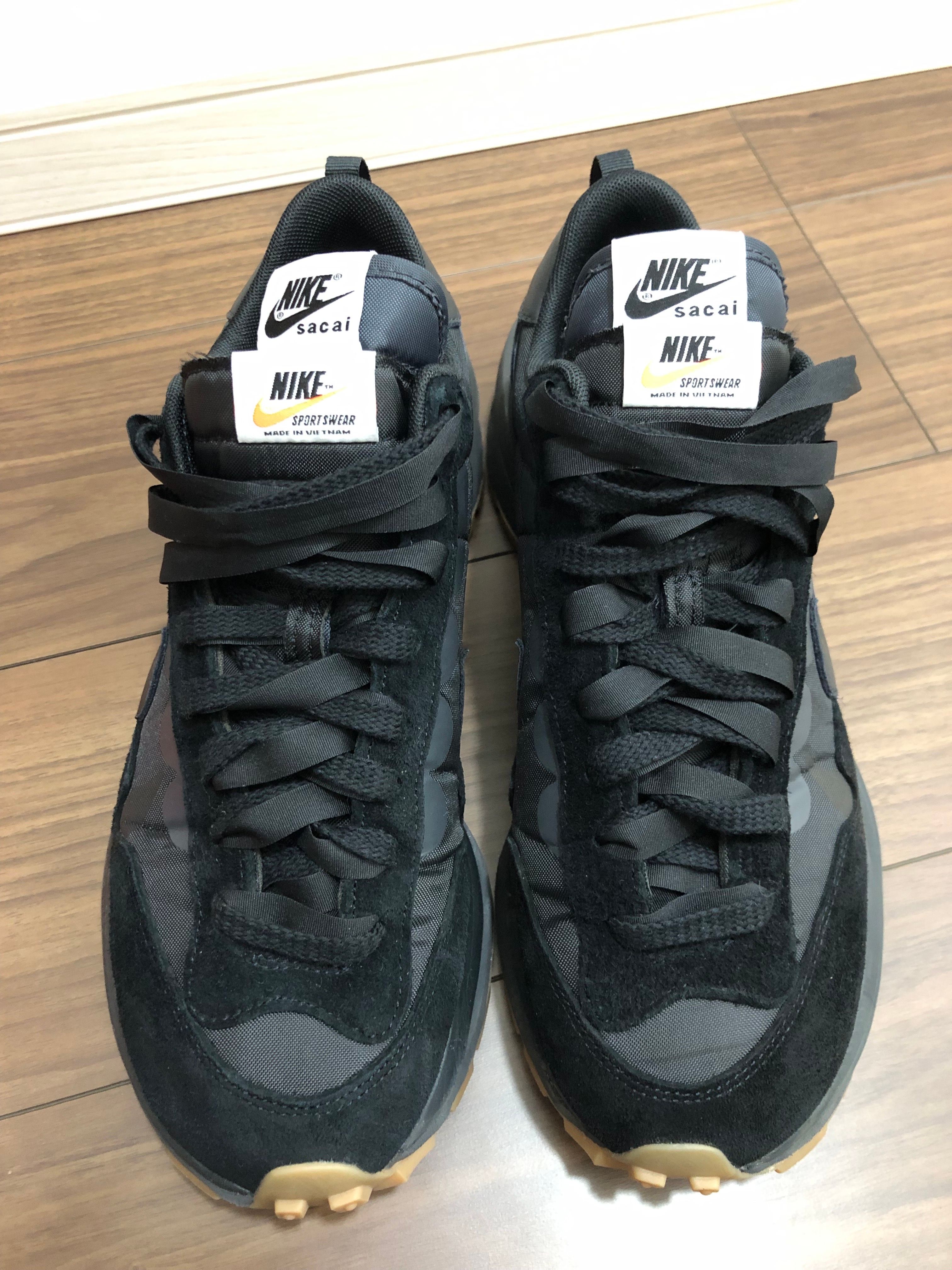 sacai × Nike VaporWaffle "Black Gum"