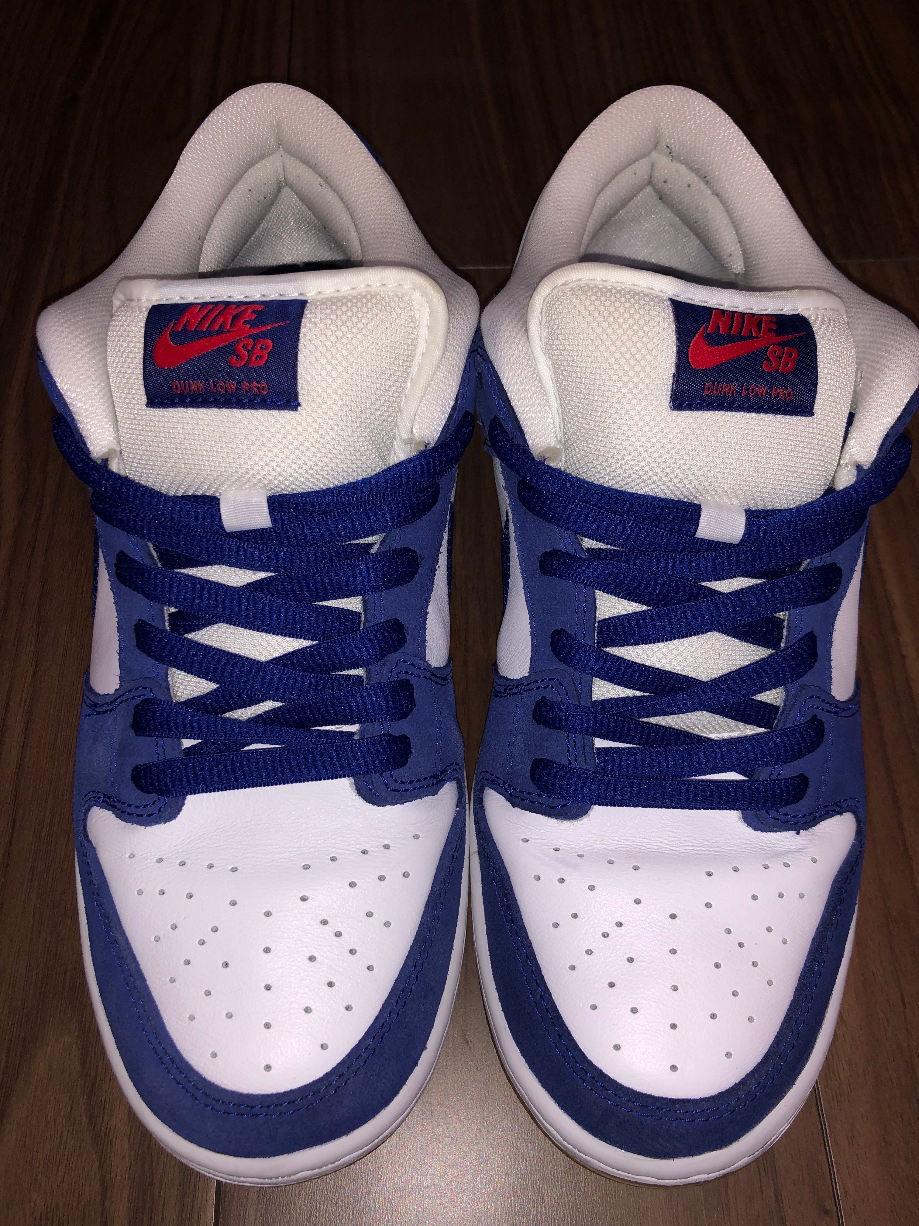 Nike SB Dunk Low "Los Angeles Dodgers/Deep Royal Blue"