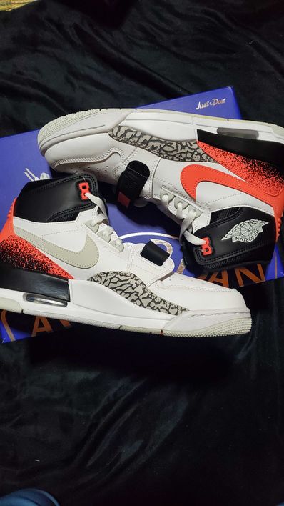 DON C × NIKE JORDAN LEGACY 312 HOT LAVA-BLACK-ZEN "GREY"