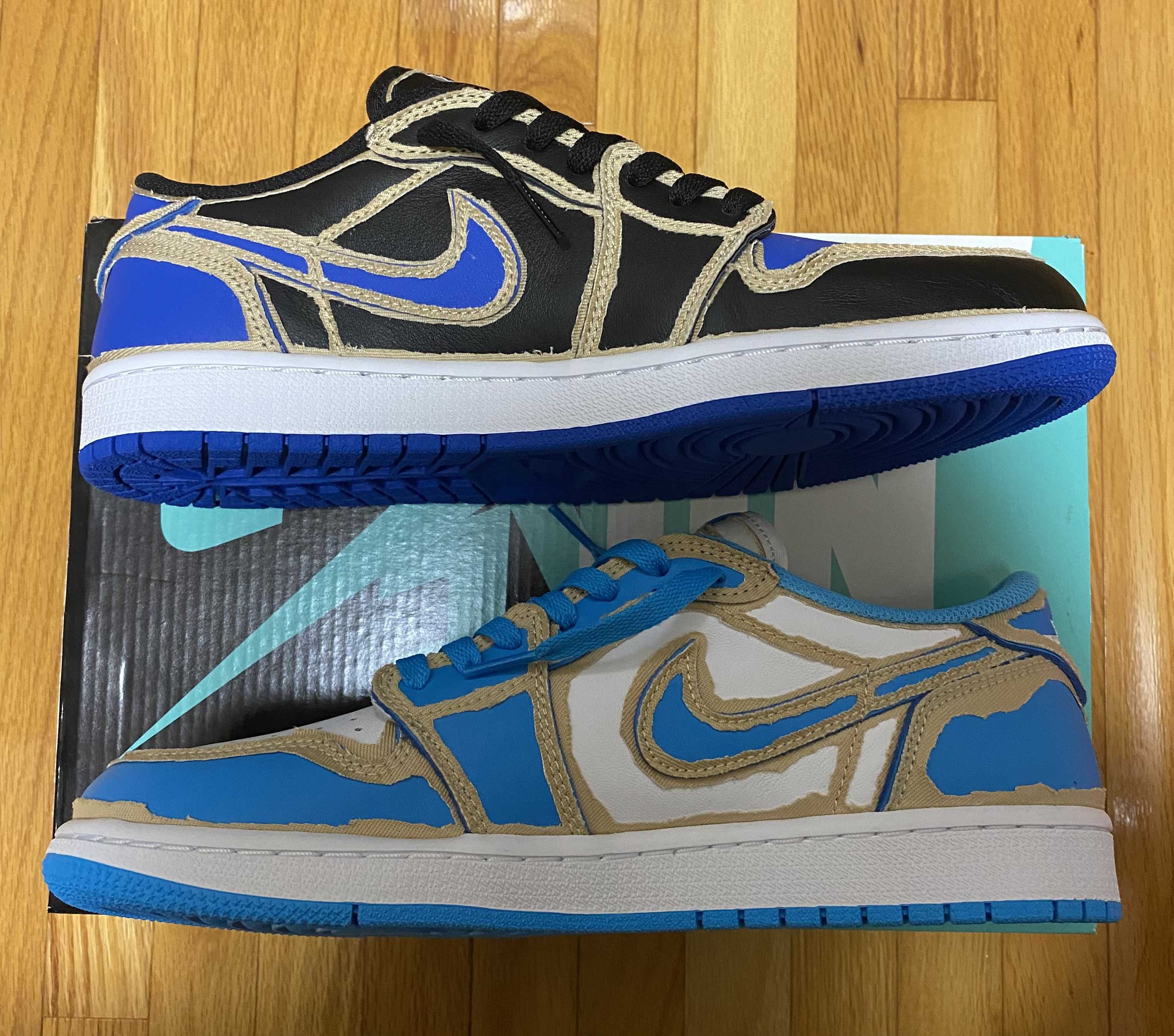 Nike SB Air Jordan 1 Low "Desert Ore/Royal Blue"