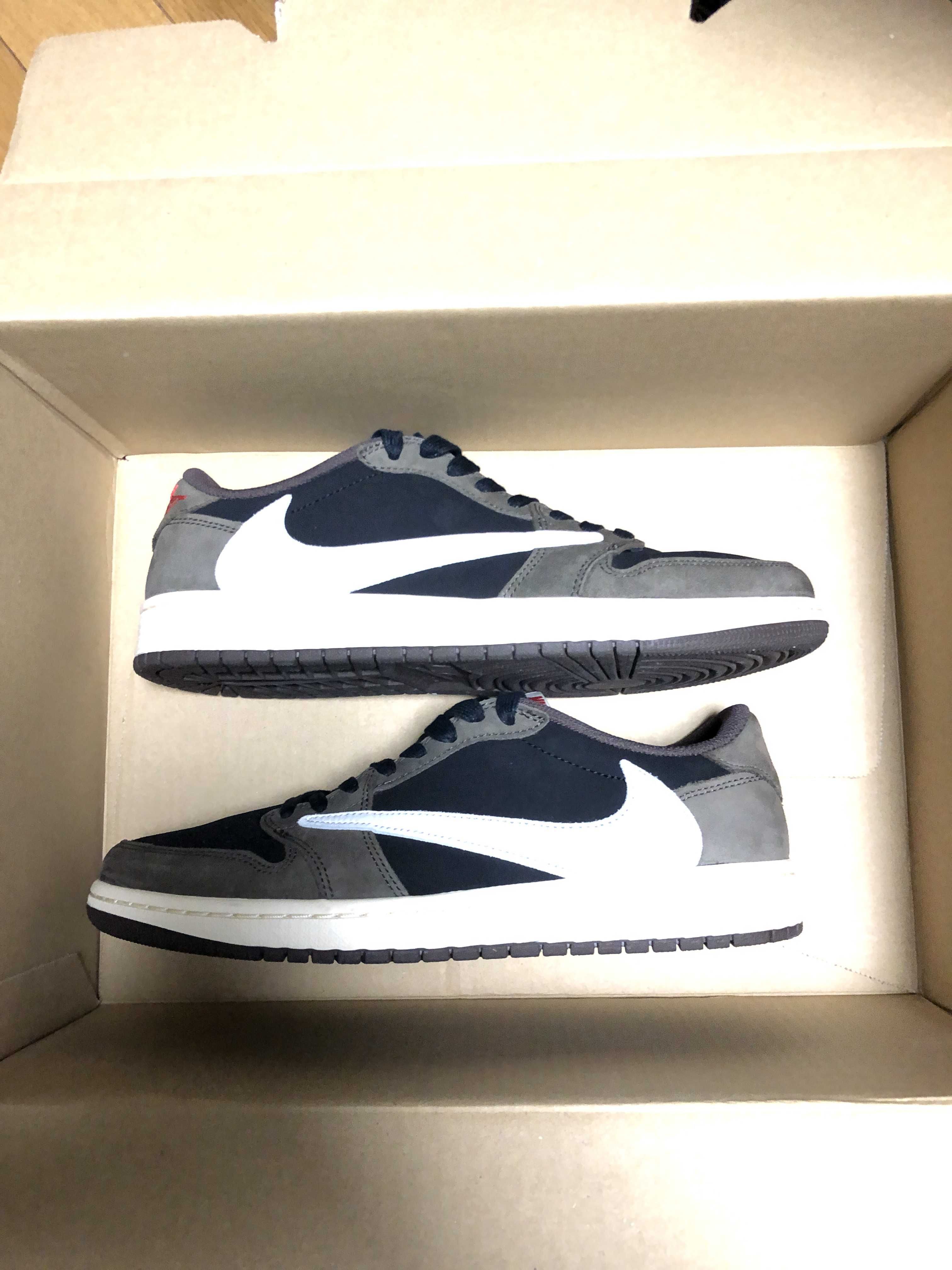 Travis Scott × Nike Air Jordan 1 Low OG SP-T "Black/Dark Mocha"