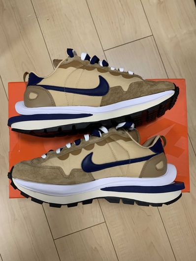 Sacai × Nike Vapor Waffle "Sesame And Blue Void"