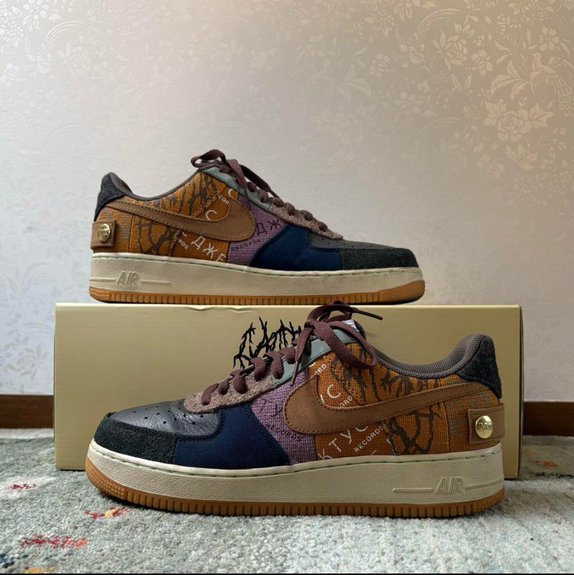 Travis Scott × Nike Air Force 1 Low Cactus Jack "Multi Color"